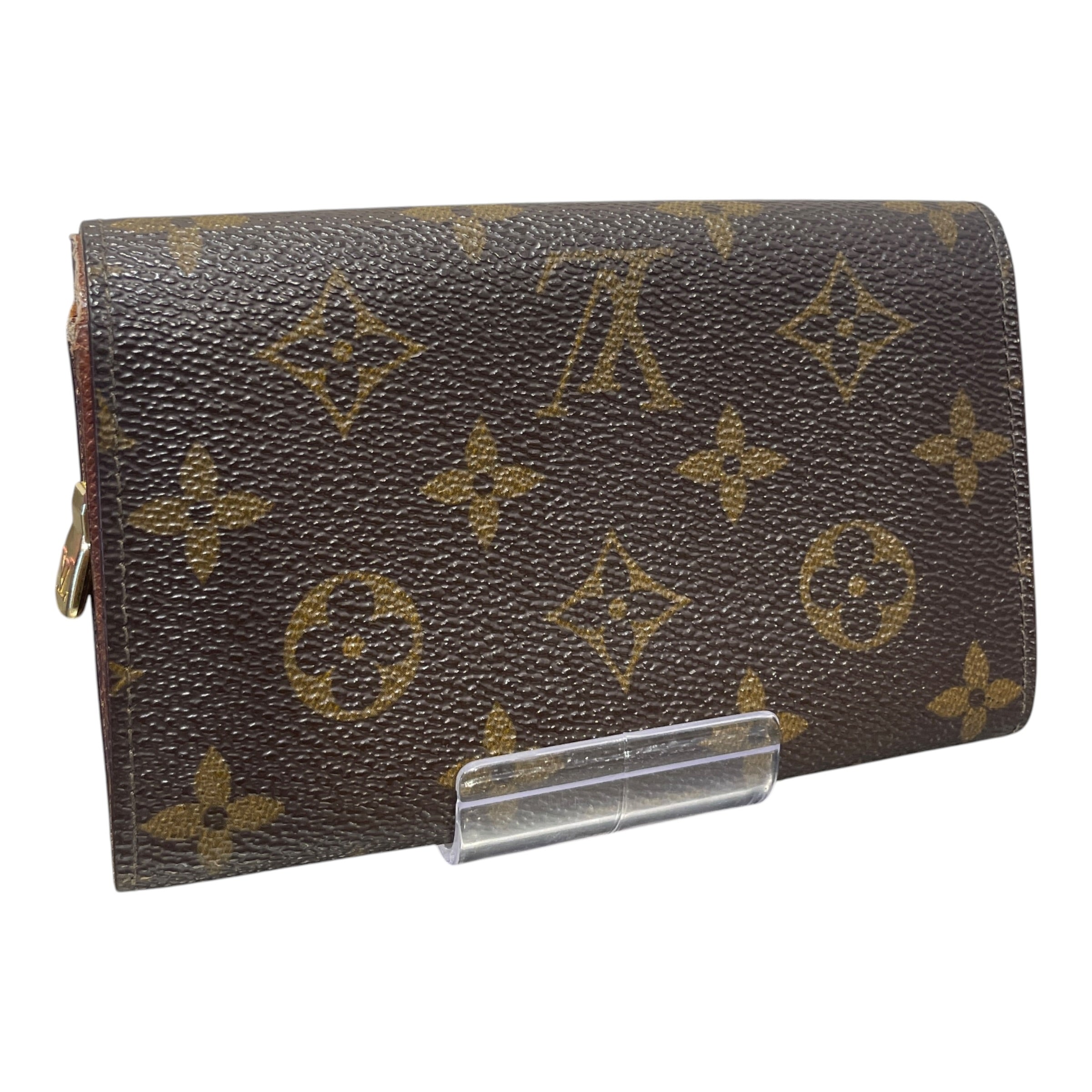 LOUIS VUITTON/Bifold Wallet/Monogram/Leather/BRW/L's/Porte-Monniae Tresor Wallet view 2
