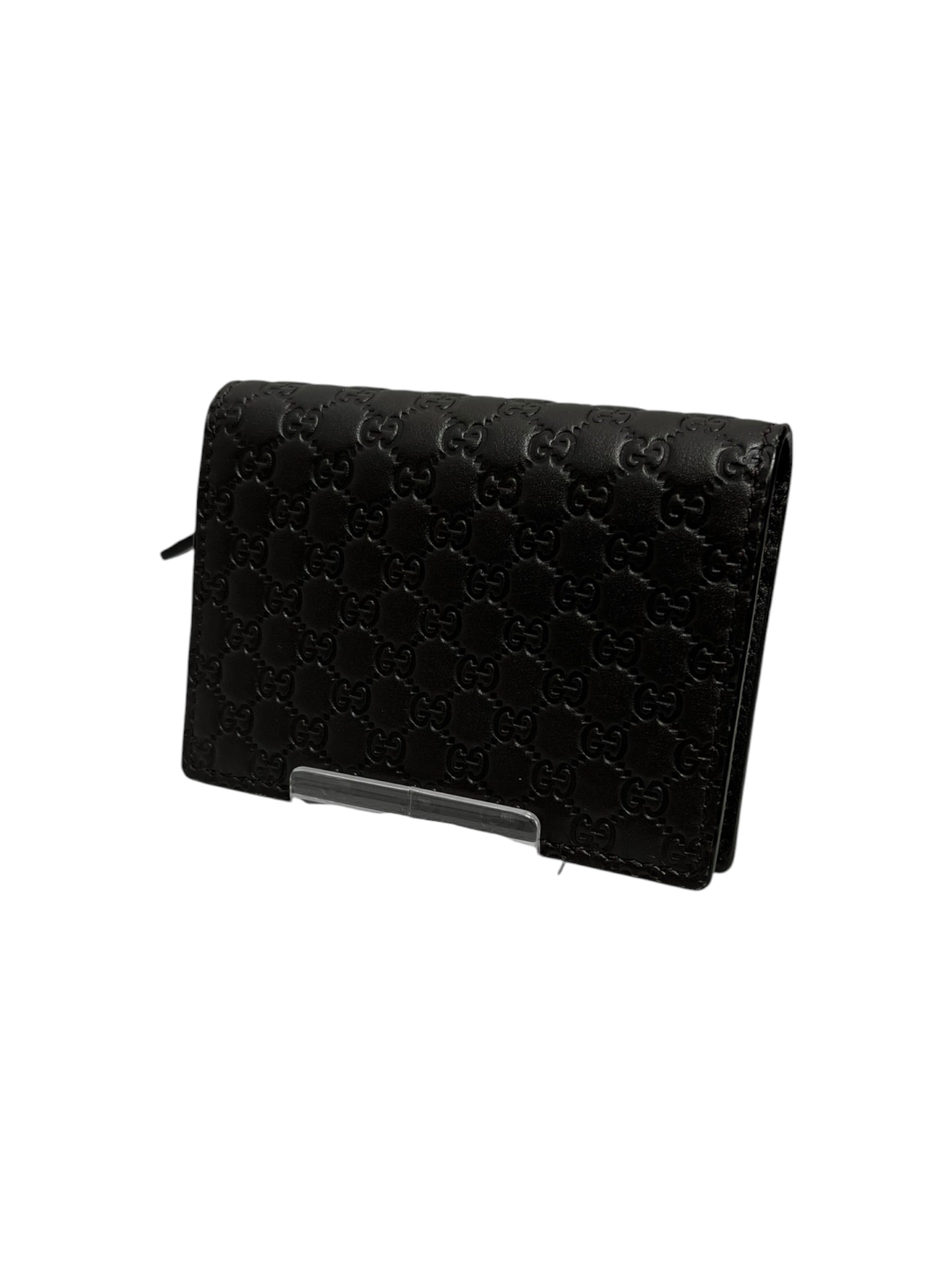 GUCCI/Wallet/Leather/BLK/ view 1