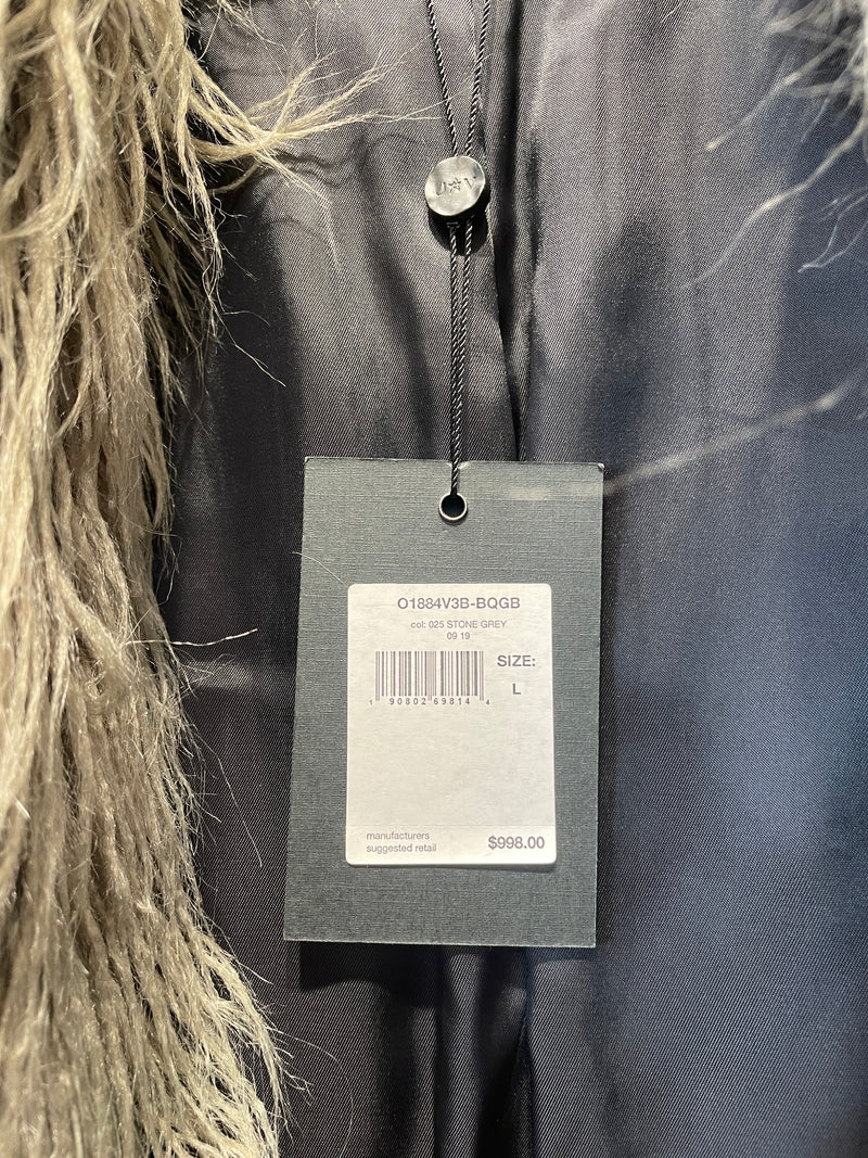 john varvatos/Coat/L/Fur/GRY/