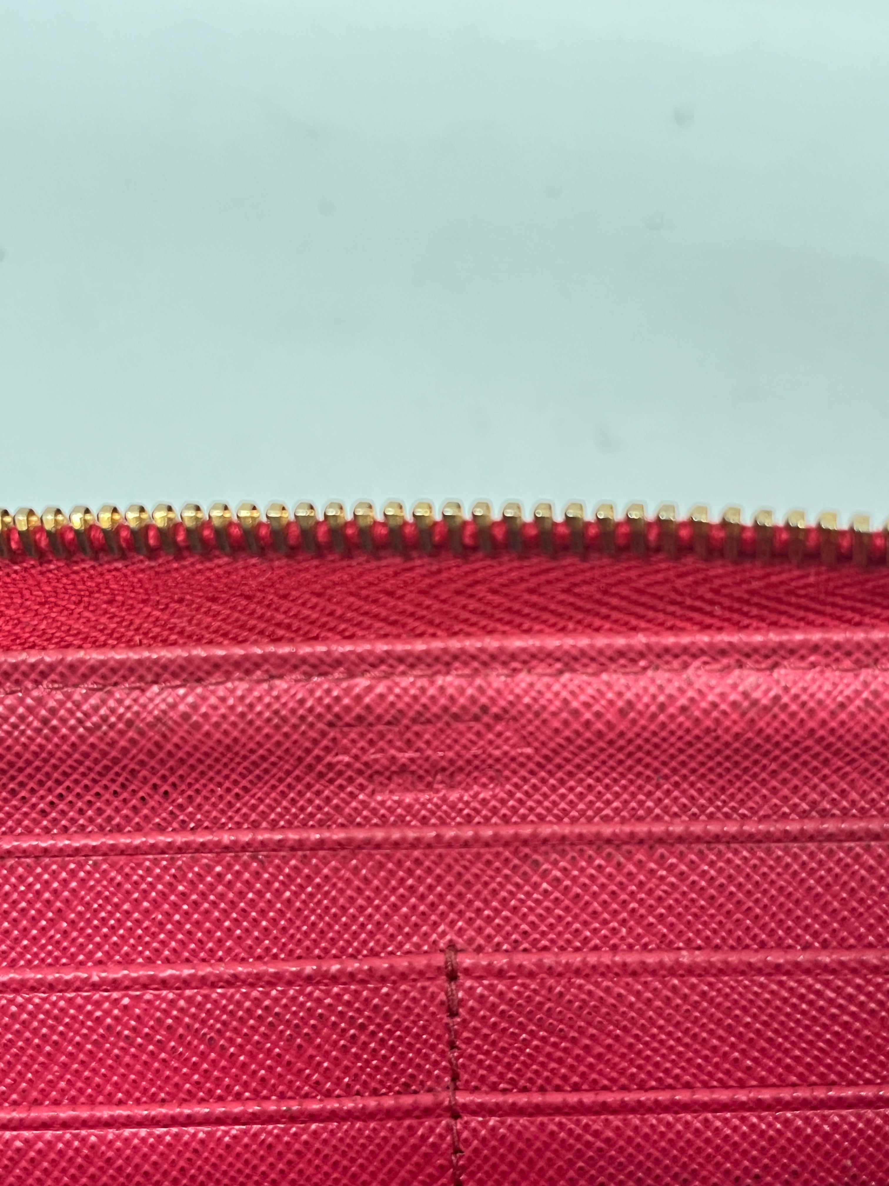 PRADA/Long Wallet/Leather/PNK/BOW WALLET view 3