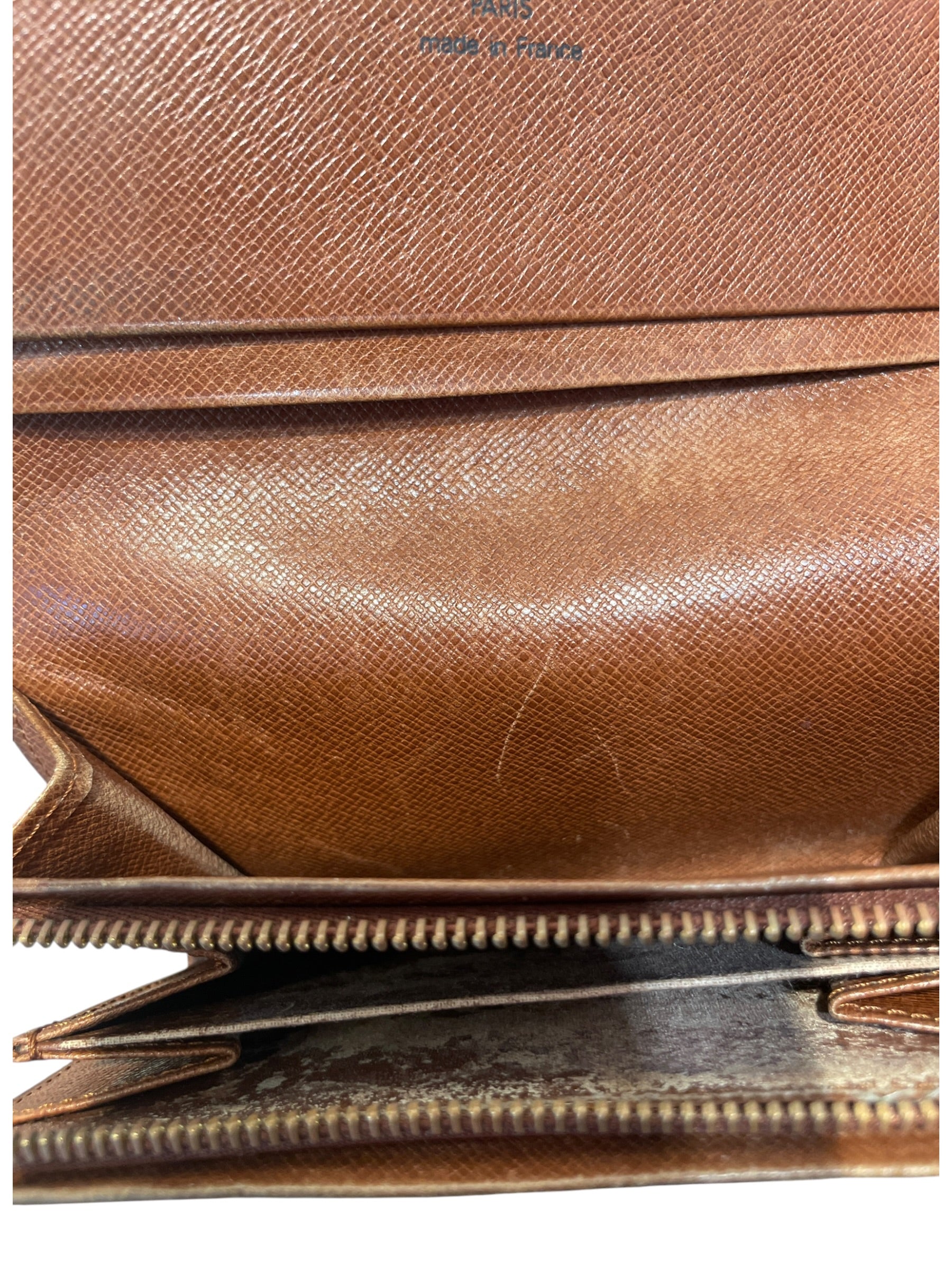 LOUIS VUITTON/Bifold Wallet/Monogram/Leather/BRW/L's/Porte-Monniae Tresor Wallet view 5