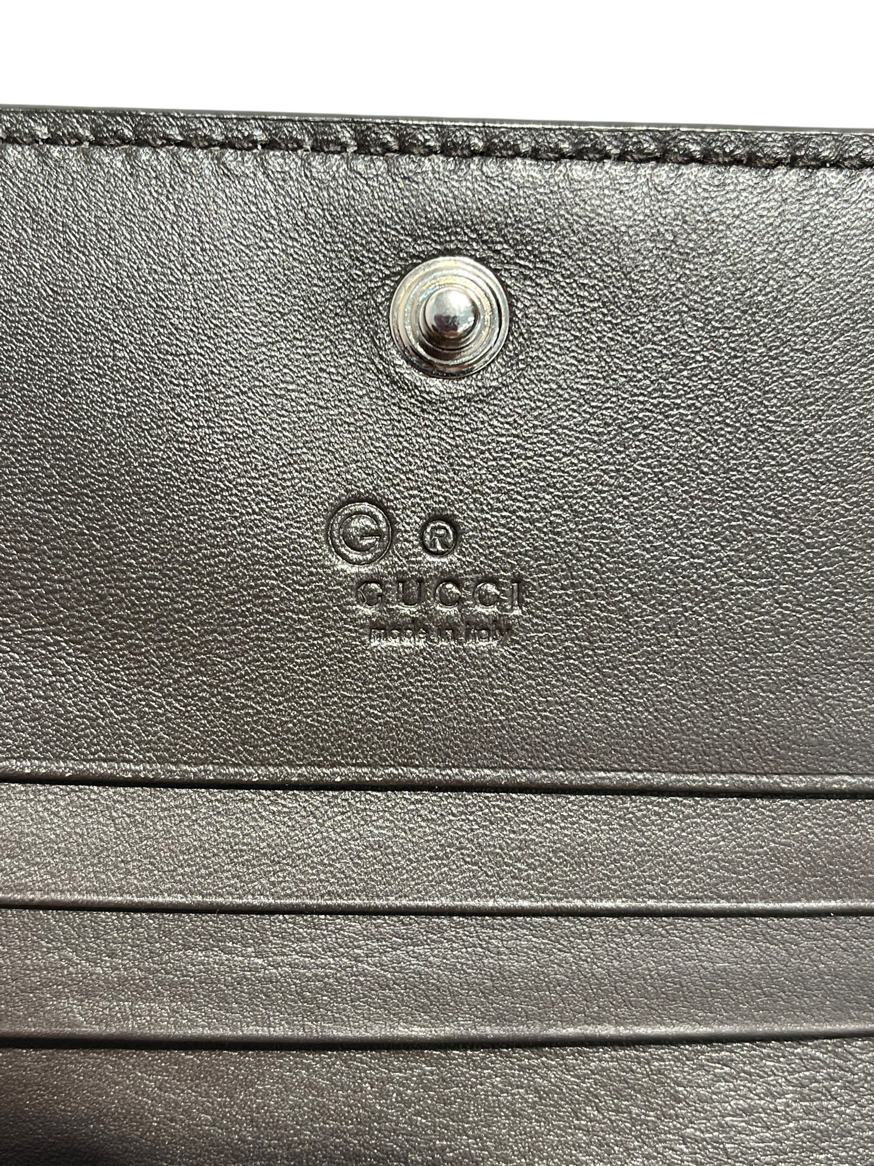 GUCCI/Wallet/Leather/BLK/ view 5