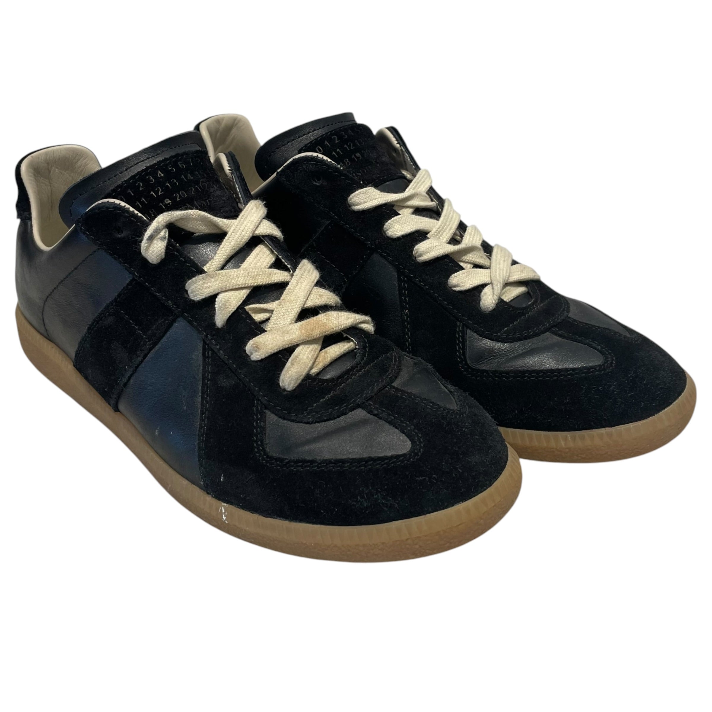 Maison Margiela/Low-Sneakers/EU 42/Leather/BLK/REPLICA Sneakers view 1