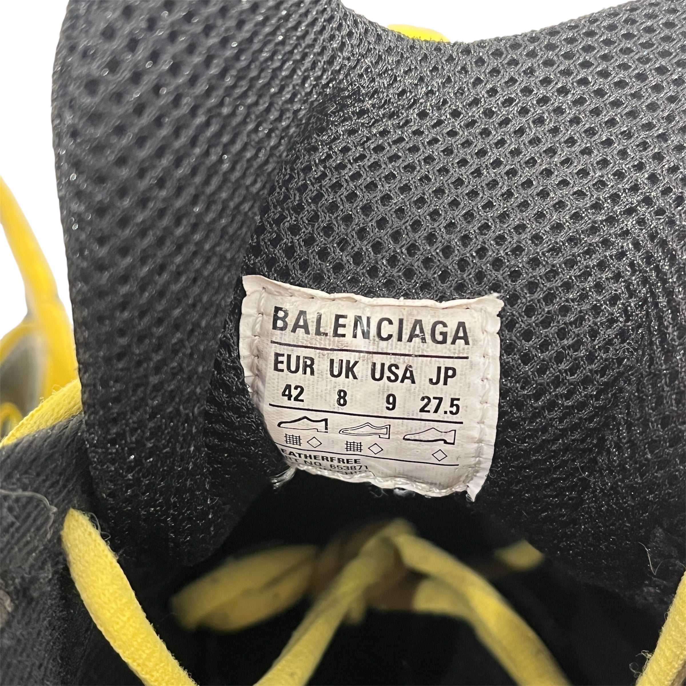 BALENCIAGA/Low-Sneakers/US 9/Graphic/YEL/x-pander yellow view 6