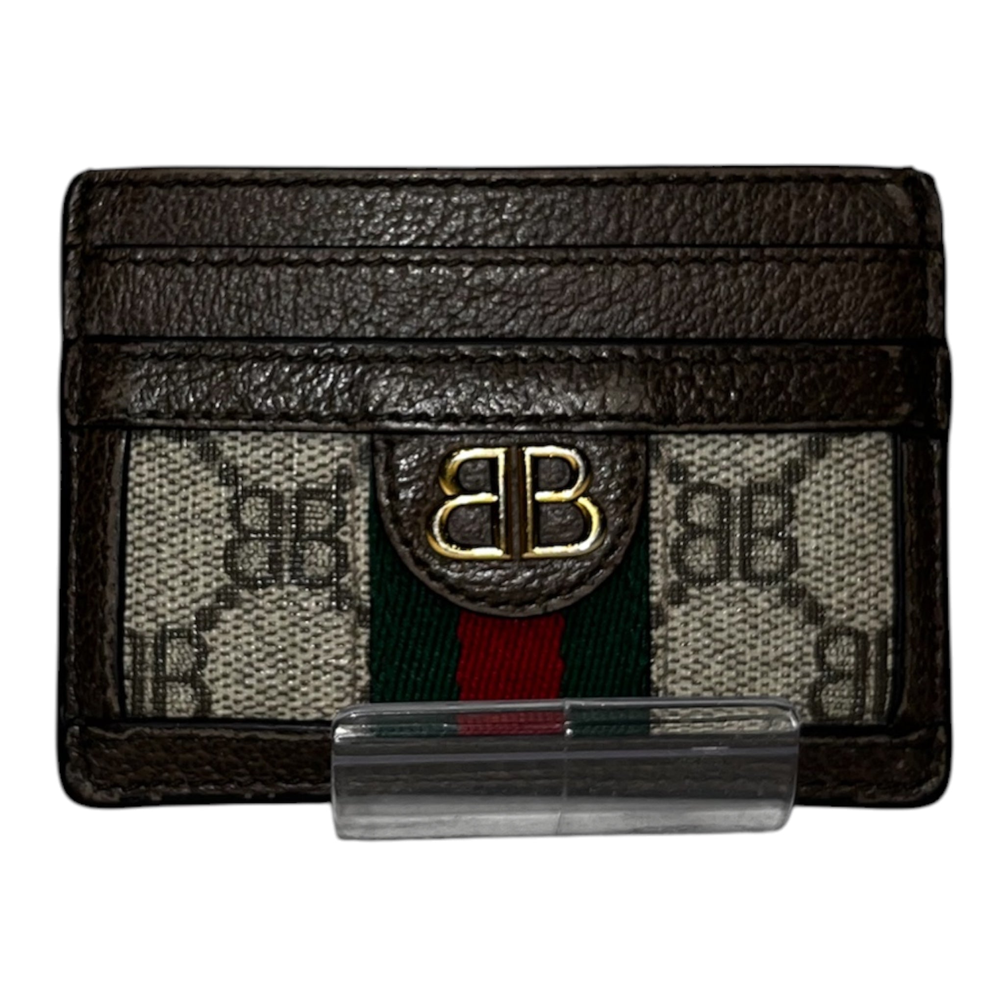 BALENCIAGA/GUCCI/Wallet/Monogram/Leather/BRW/HACKER CARD HOLDER view 1