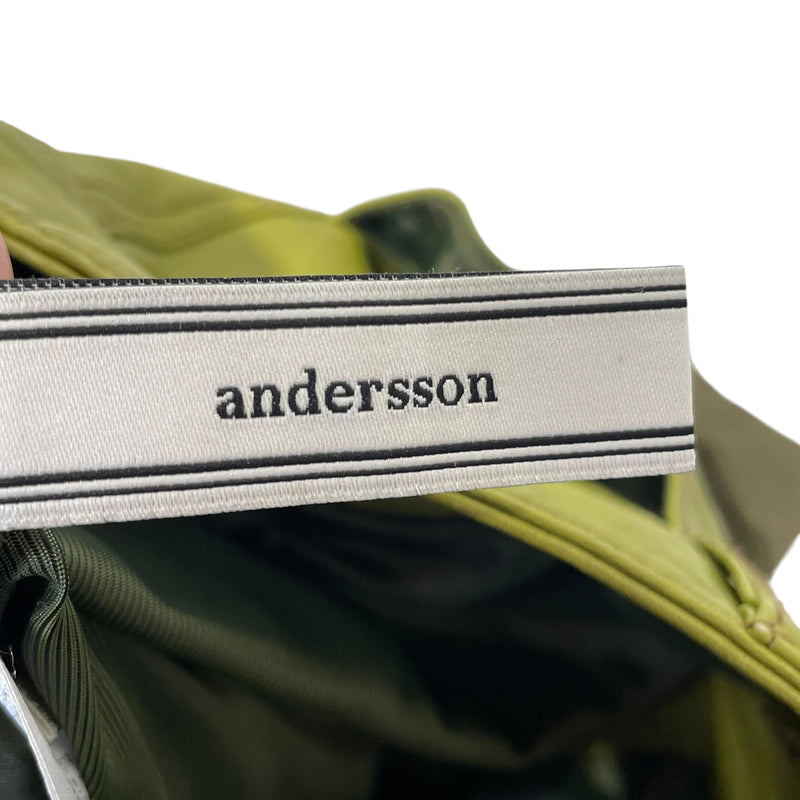 Andersson Bell/Long Skirt/34/Leather/GRN/LEG OPENING