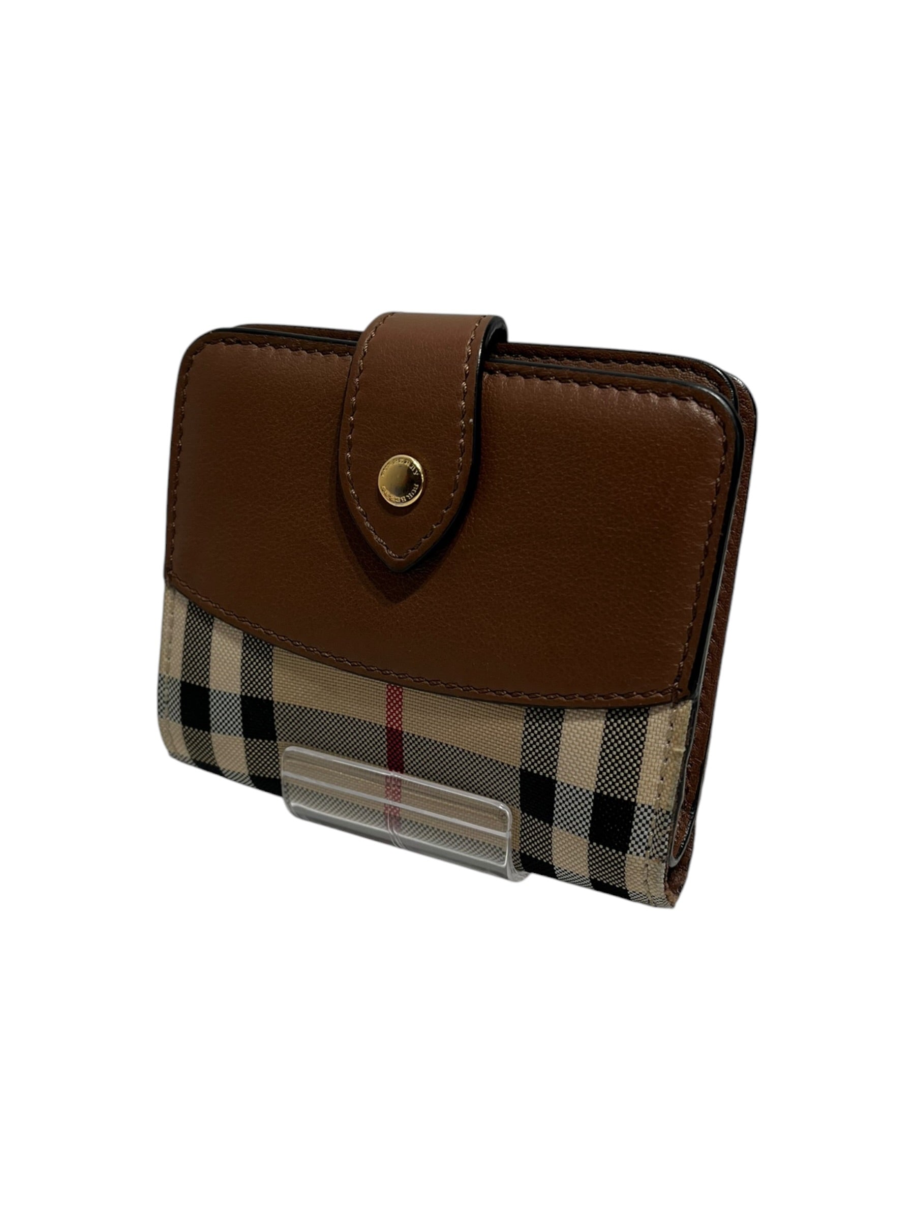 BURBERRY/Bifold Wallet/Gingham Check/Cotton/MLT/ view 1