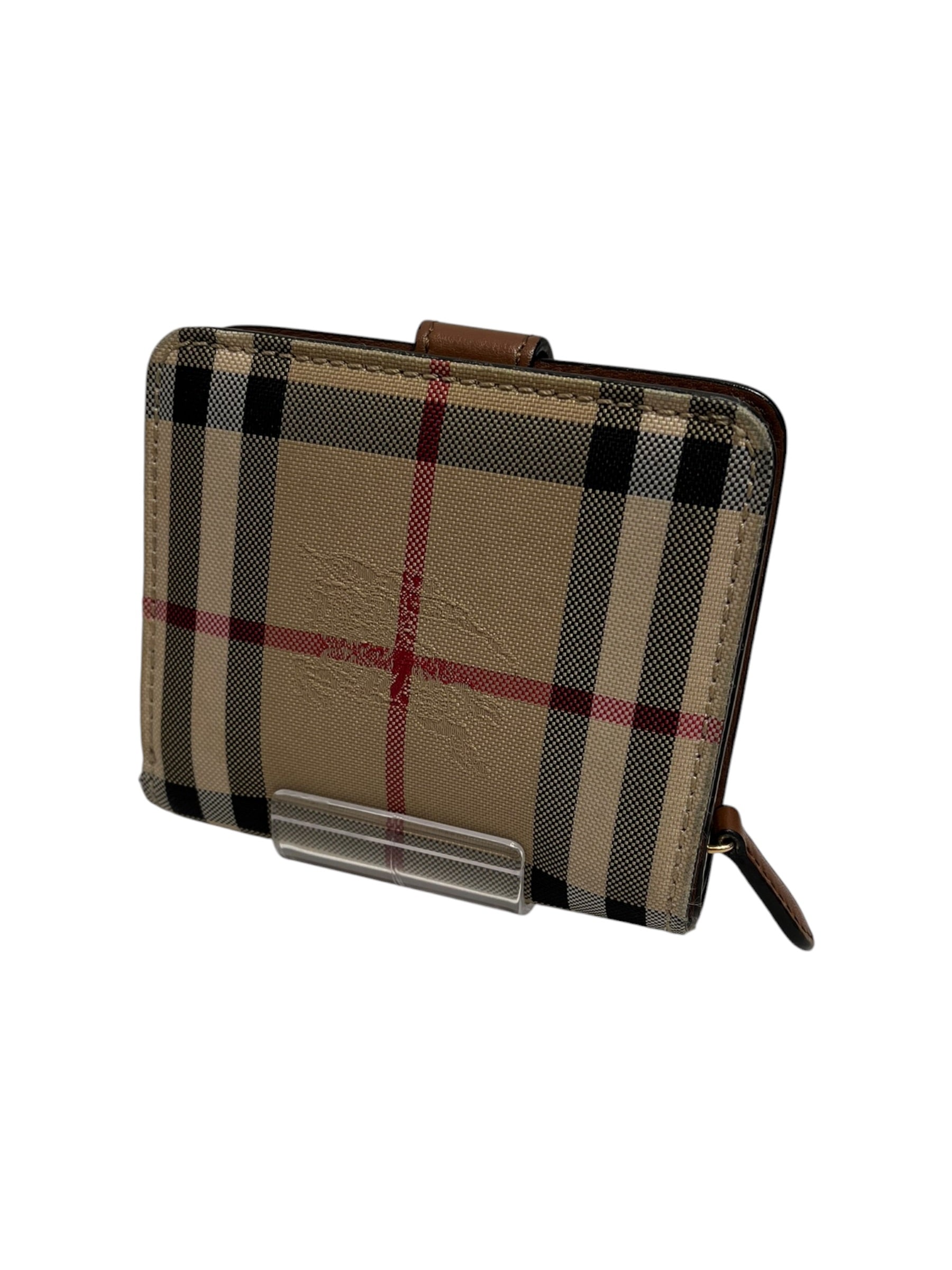 BURBERRY/Bifold Wallet/Gingham Check/Cotton/MLT/ view 2