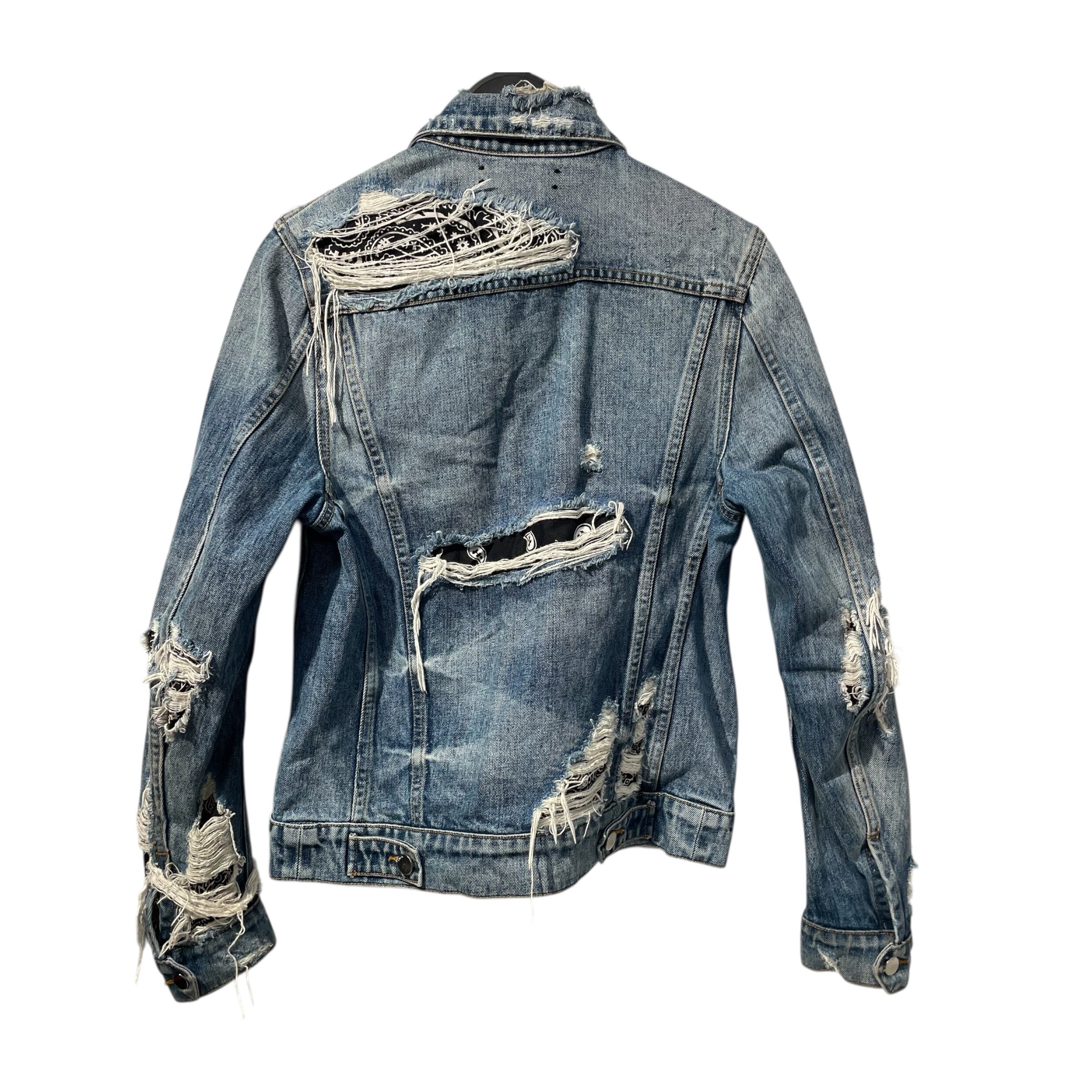 AMIRI/Denim Jkt/XS/Denim/BLU/Single Breasted/ view 2