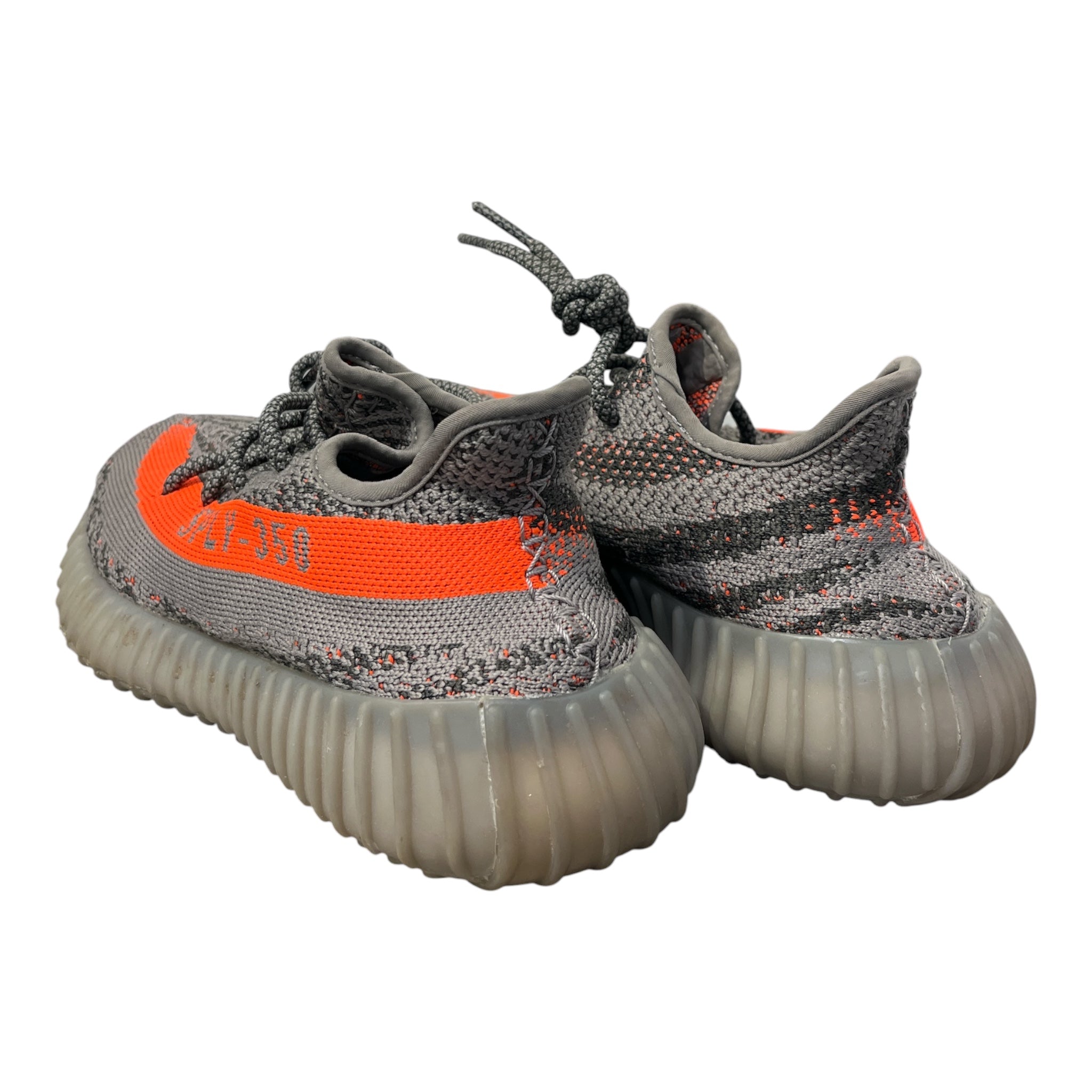 YEEZY/Low-Sneakers/US 5.5/Stripe/GRY/GRAY AND ORANGE STRIPE view 2