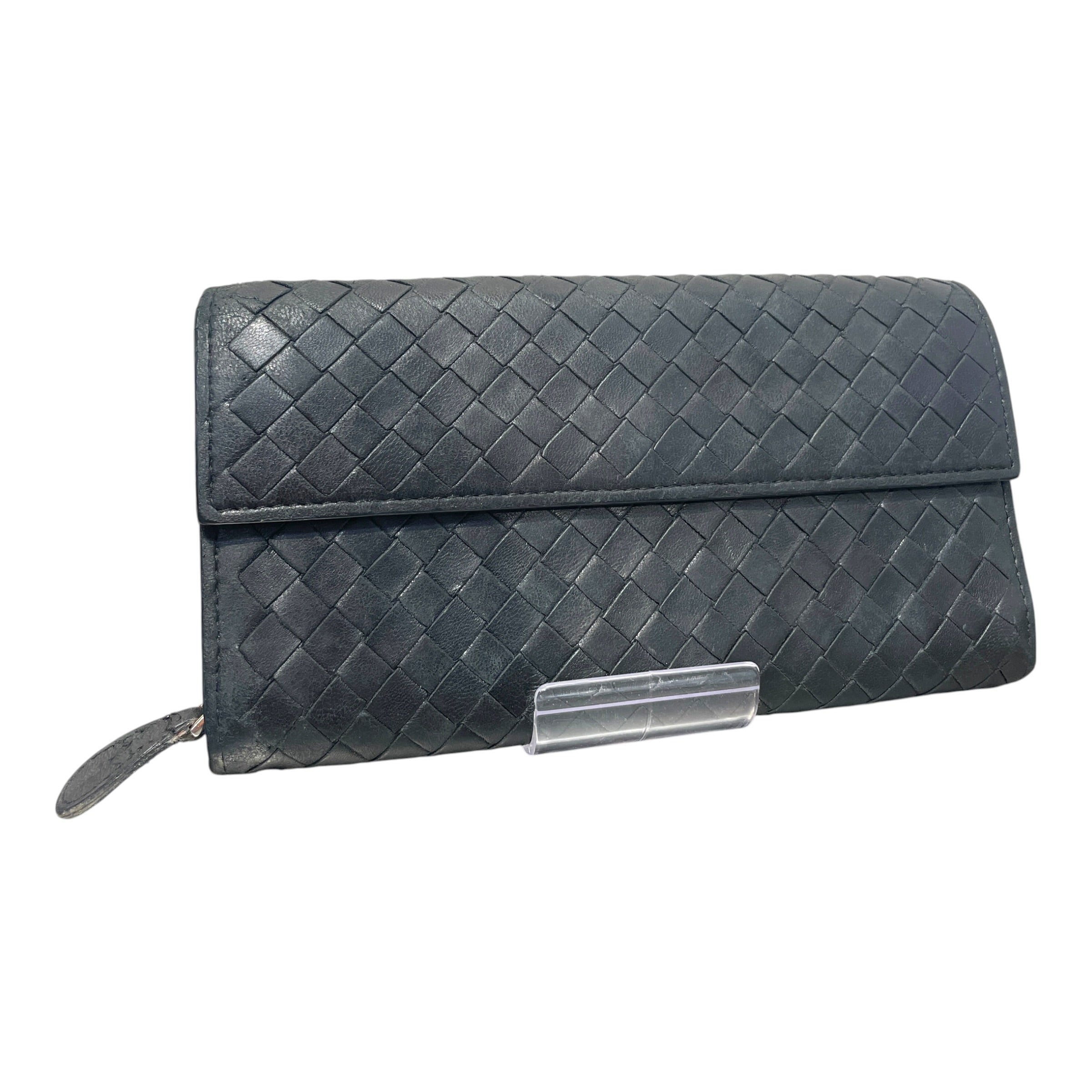BOTTEGA VENETA/Wallet/Leather/BLK/L's/Botega Woven Wallet view 1