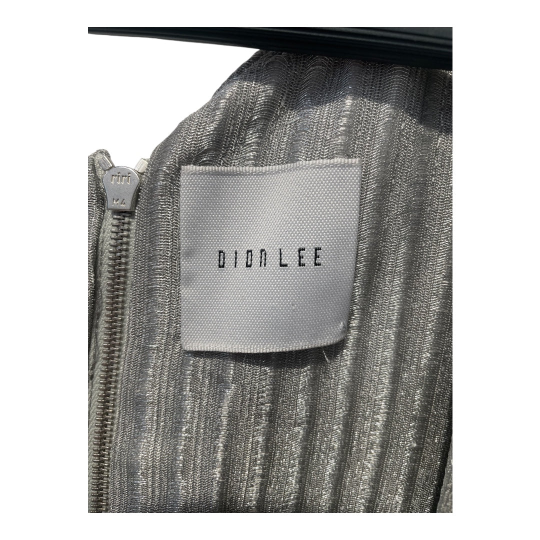 DION LEE/SL Dress/4/Acrylic/SLV/ONE SHOULDER view 3