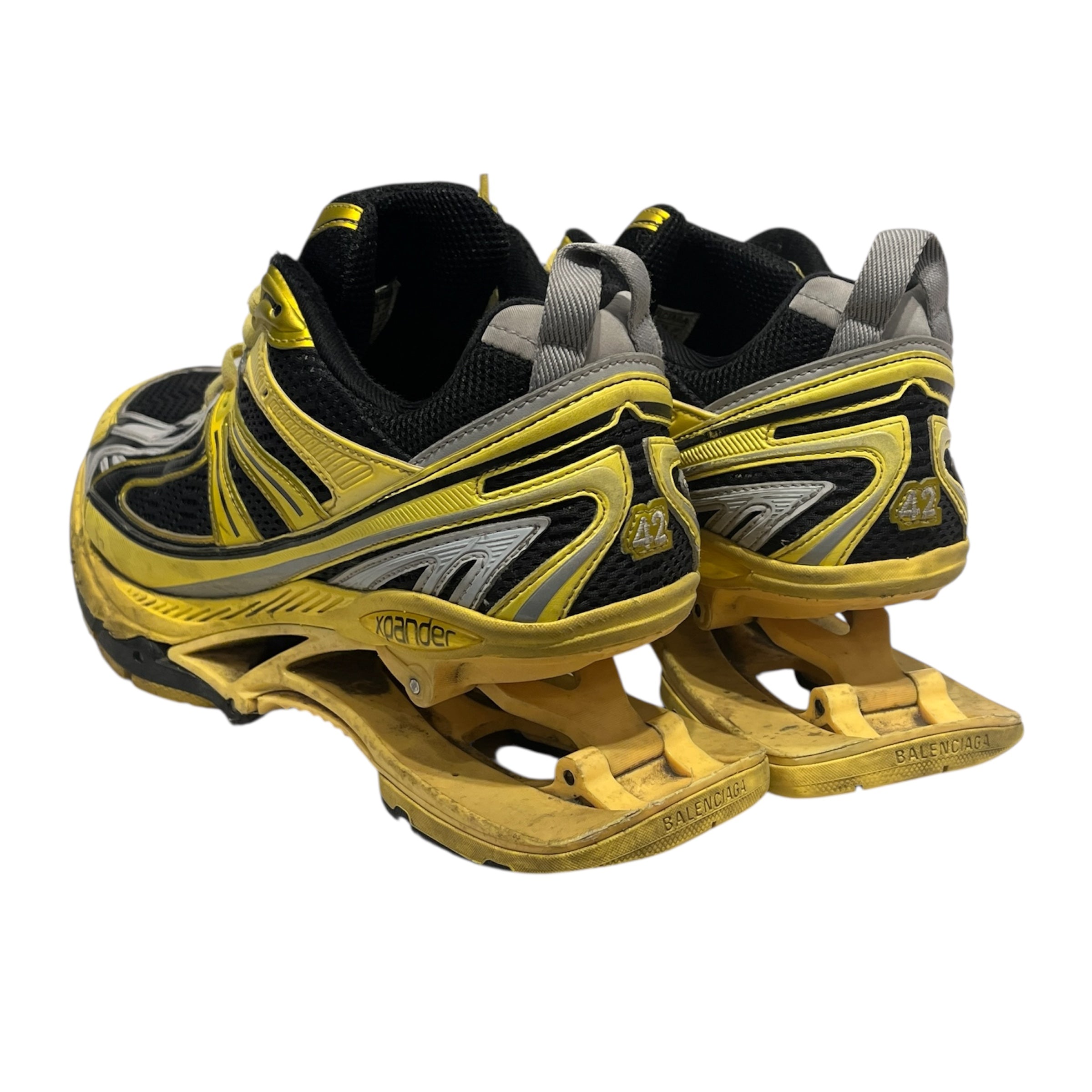 BALENCIAGA/Low-Sneakers/US 9/Graphic/YEL/x-pander yellow view 2