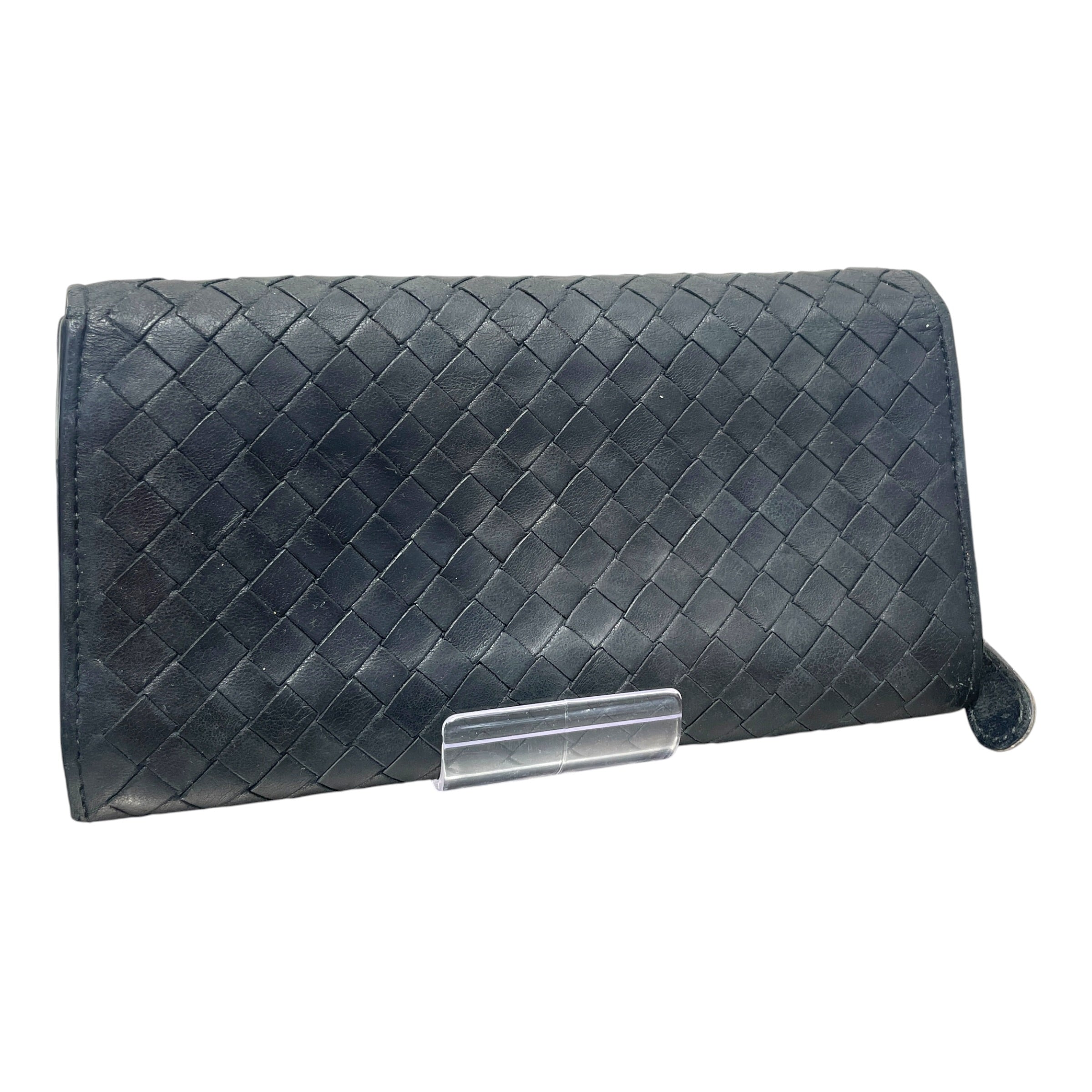 BOTTEGA VENETA/Wallet/Leather/BLK/L's/Botega Woven Wallet view 2