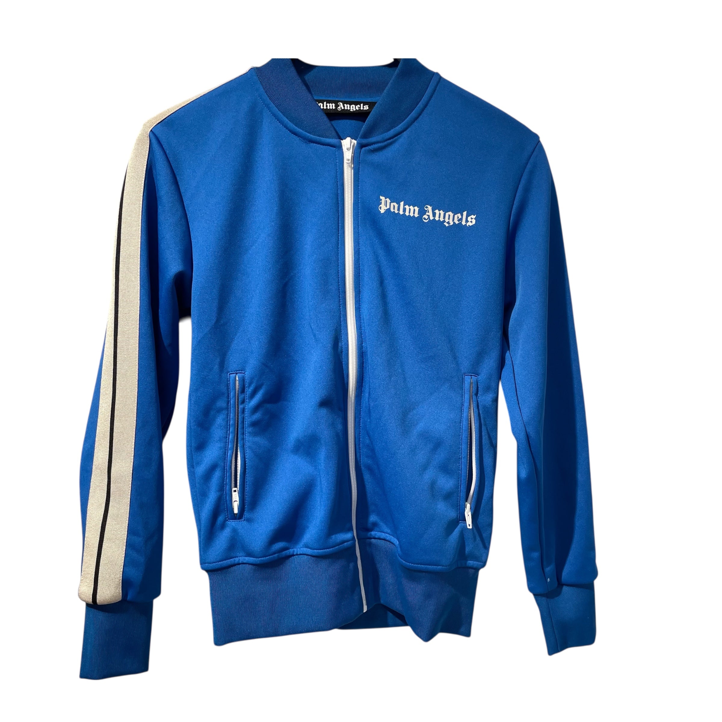 Palm Angels/Jacket/M/Cotton/BLU/Stripe/PAL,M ANGELS T&B SET view 1