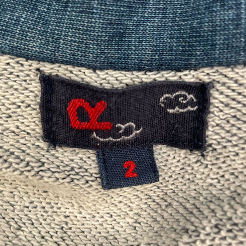 45rpm/Heavy Cardigan/M/Cotton/NVY/Oversize/45RPM DENIM CARDIGAN