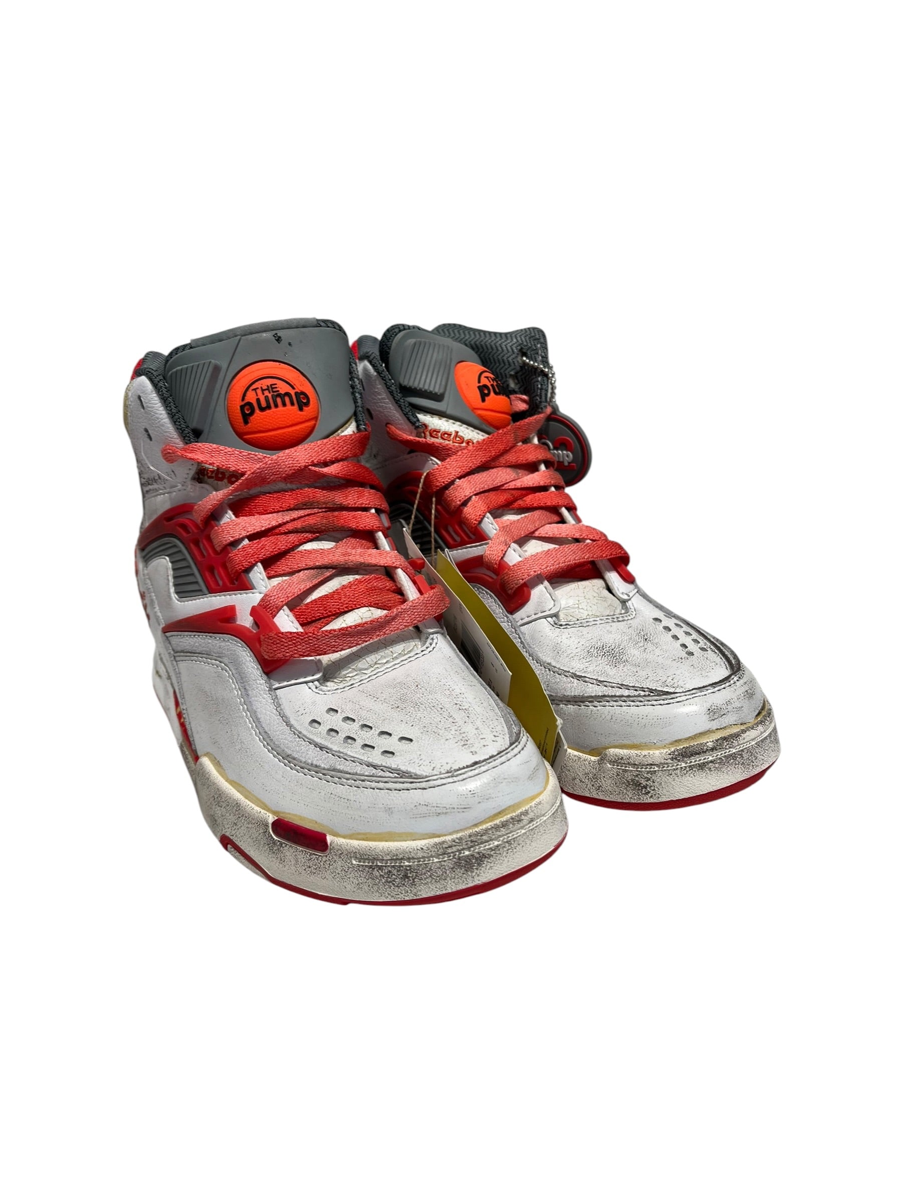 Maison Martin Margiela/Hi-Sneakers/US 6/Cotton/RED/rebok pumps view 1
