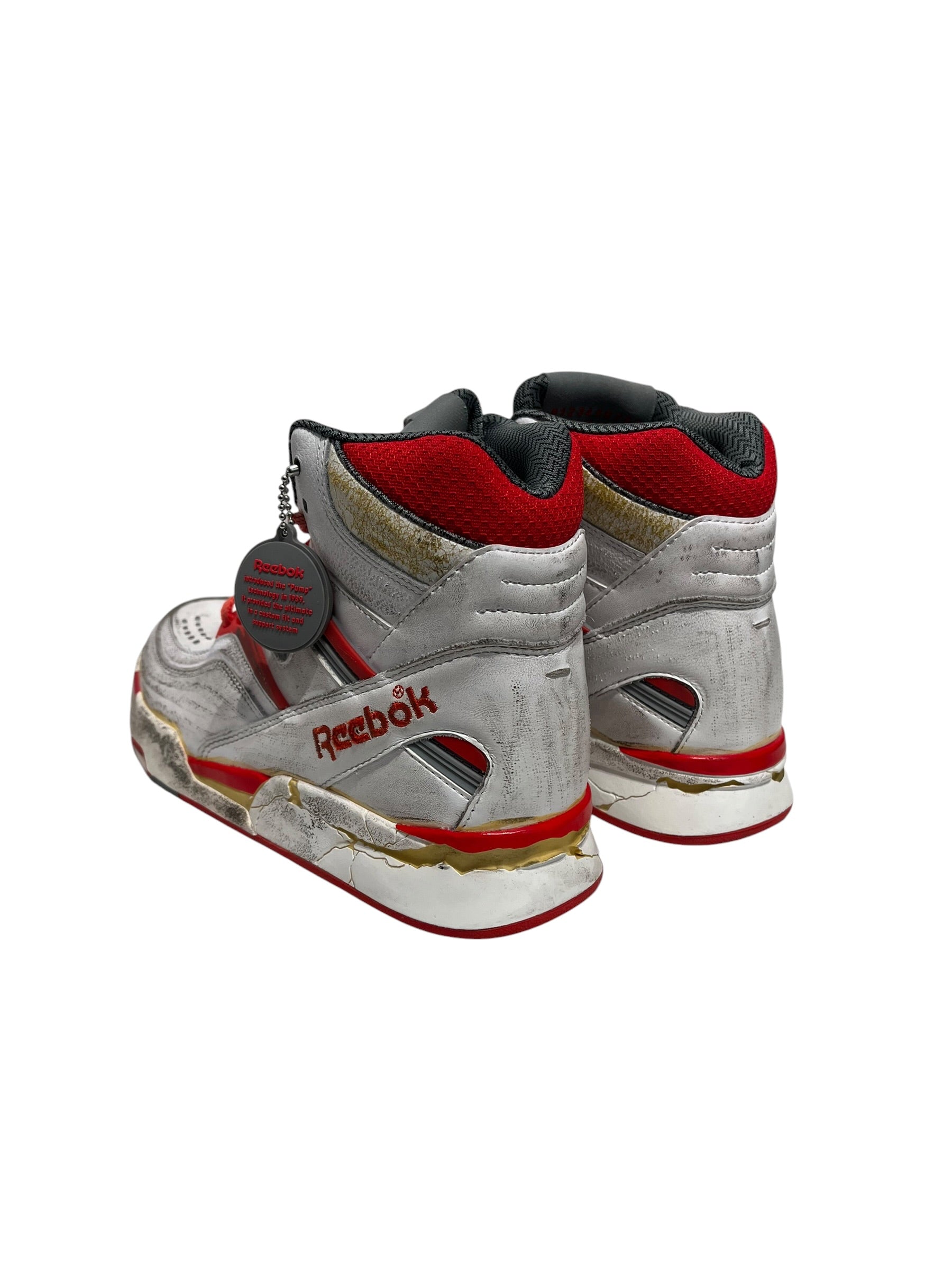 Maison Martin Margiela/Hi-Sneakers/US 6/Cotton/RED/rebok pumps view 2