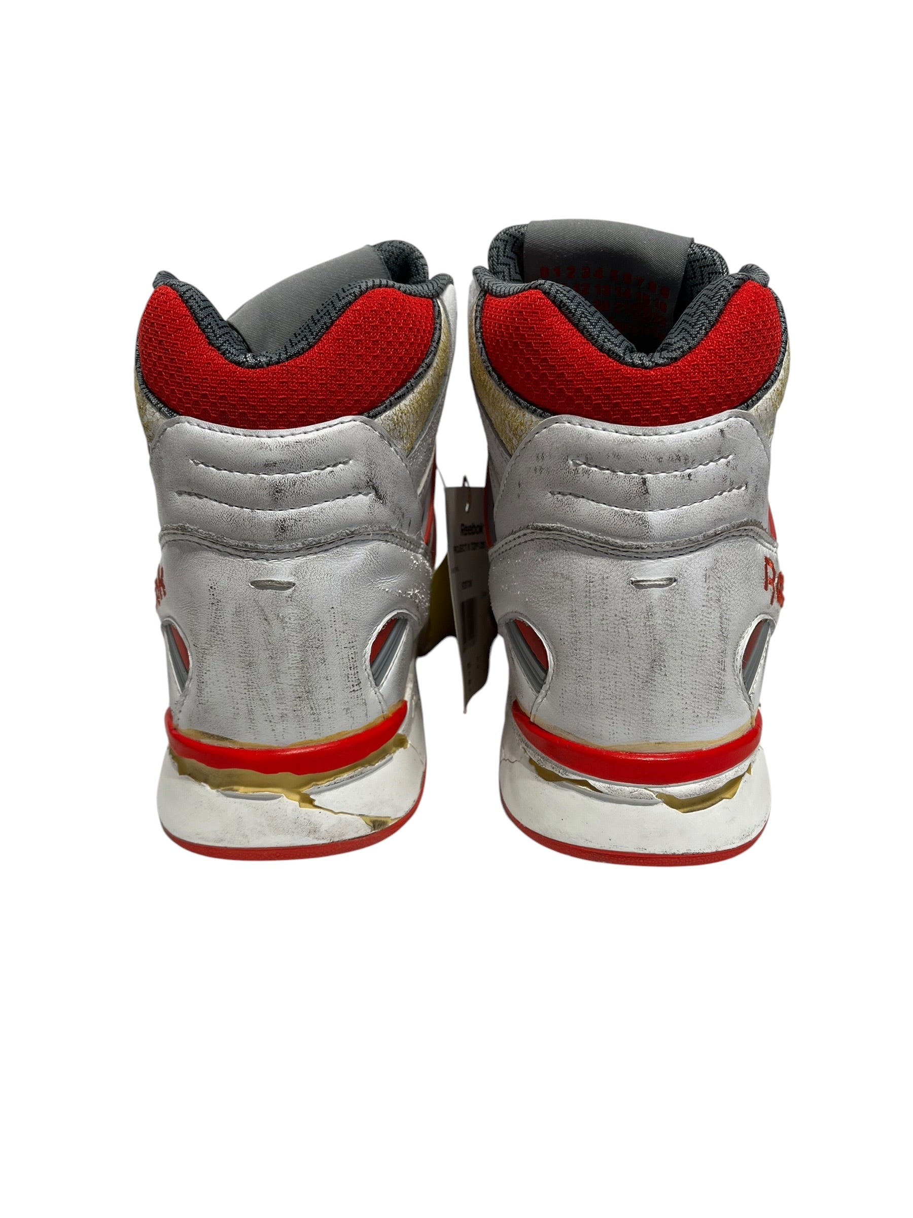 Maison Martin Margiela/Hi-Sneakers/US 6/Cotton/RED/rebok pumps view 3