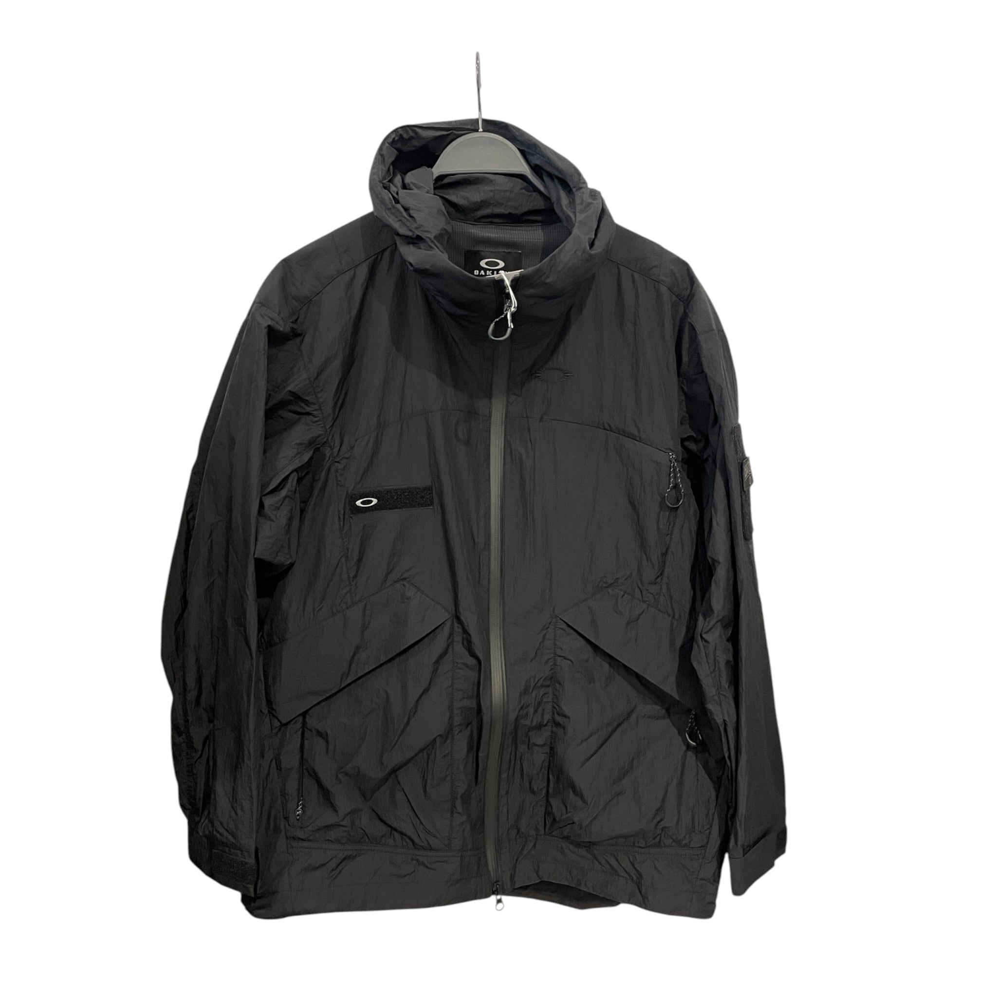 OAKLEY/Hoodie/S/Nylon/BLK/stealth jacket bondage view 1