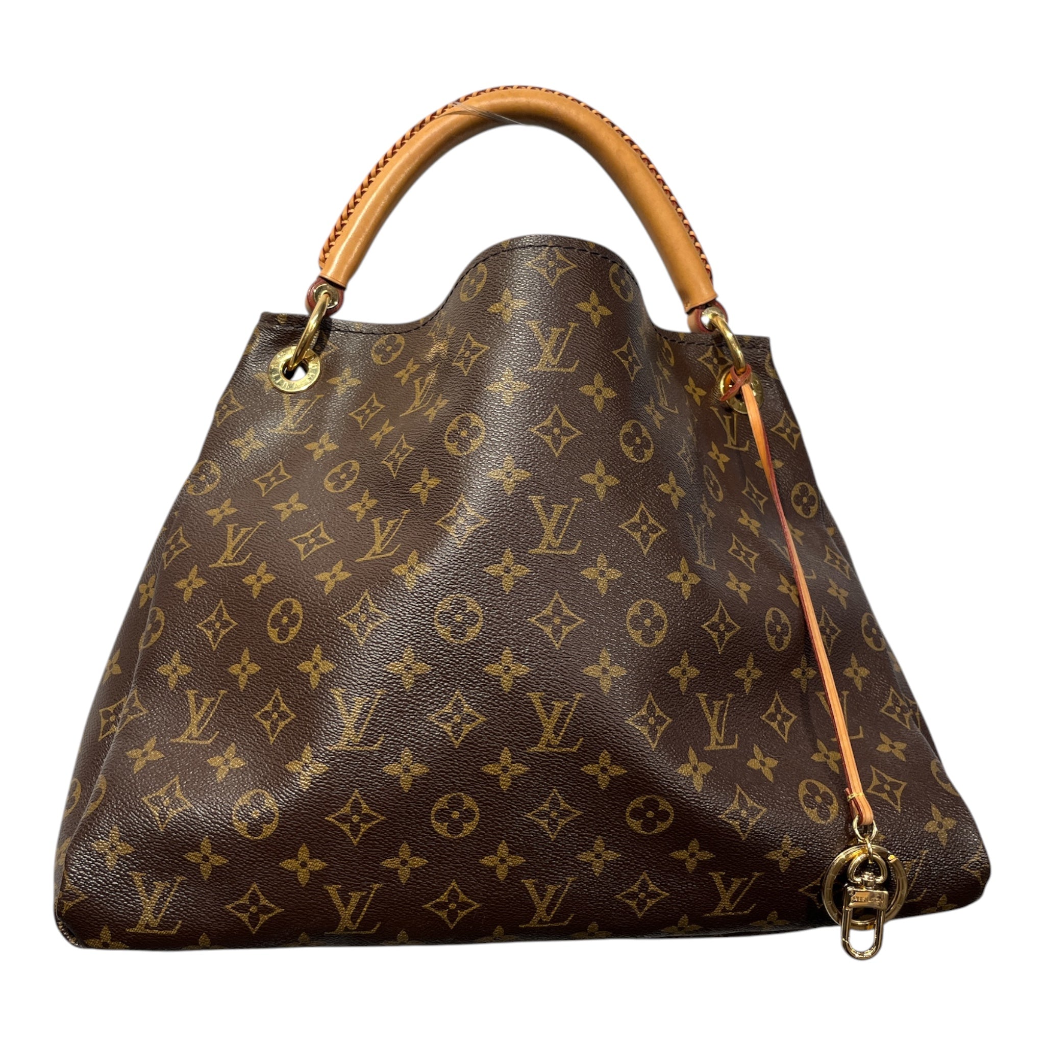 LOUIS VUITTON/Hand Bag/Monogram/Cotton/BRW/artsy MM view 2