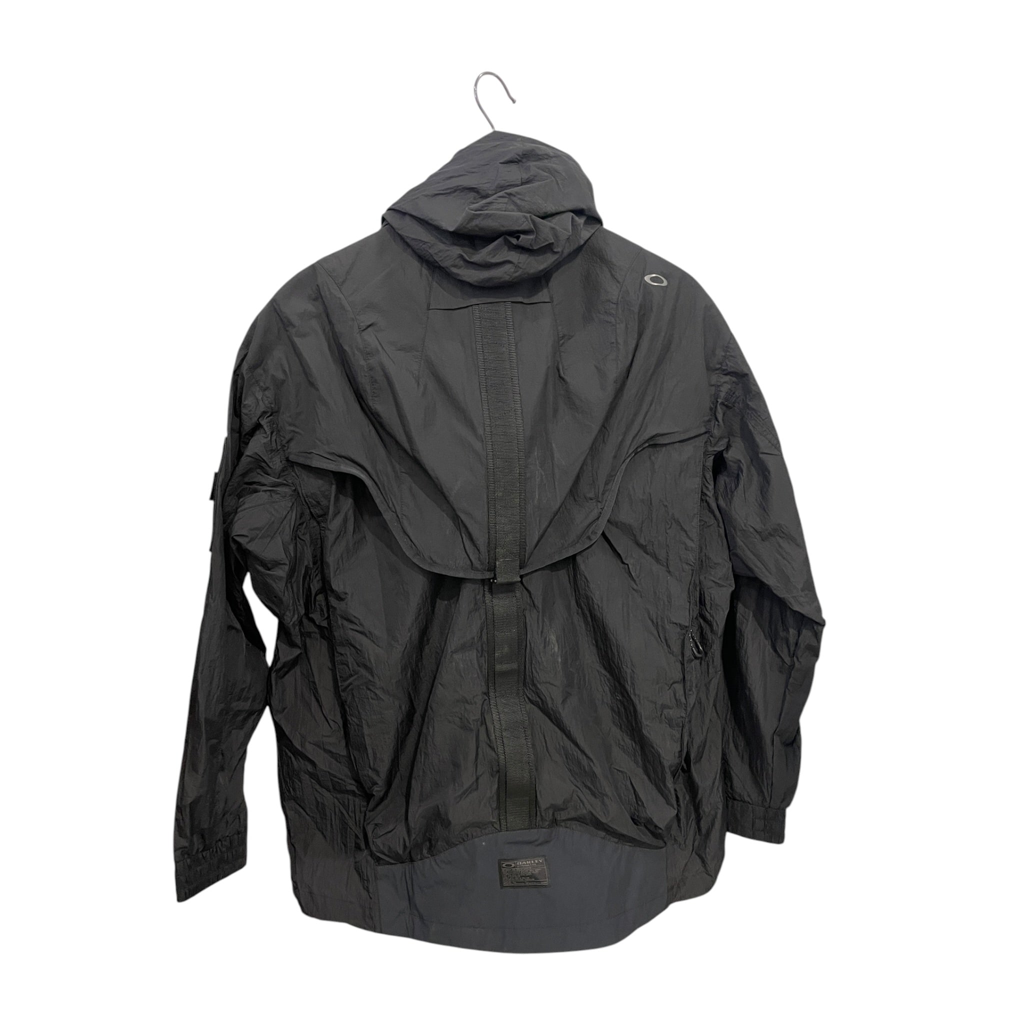 OAKLEY/Hoodie/S/Nylon/BLK/stealth jacket bondage view 2