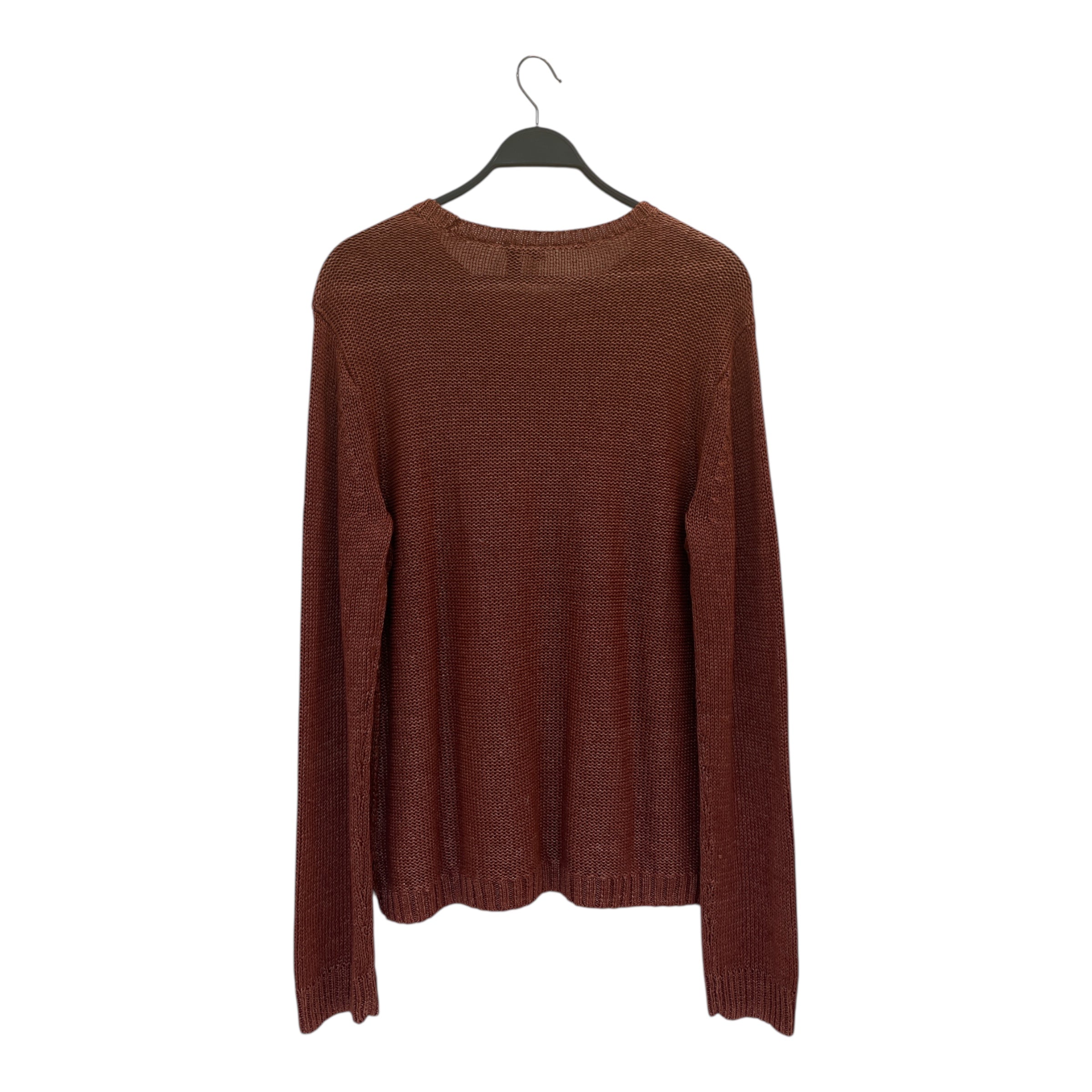 EDUN/Sweater/L/Linen/PNK/CORAL THIN KNIT SWEATER view 2