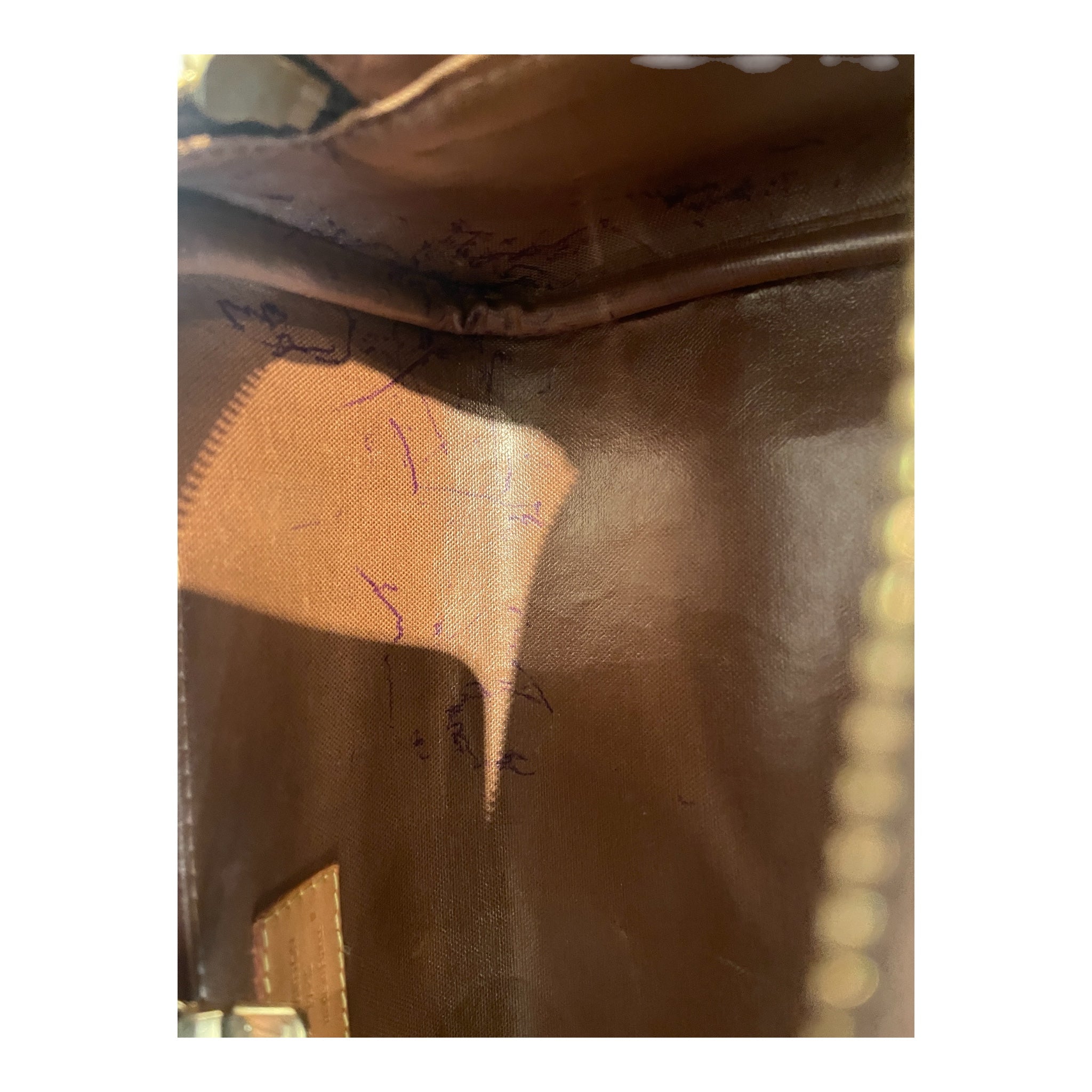 LOUIS VUITTON/Pouch/Monogram/Leather/BRW/t63qygb view 5