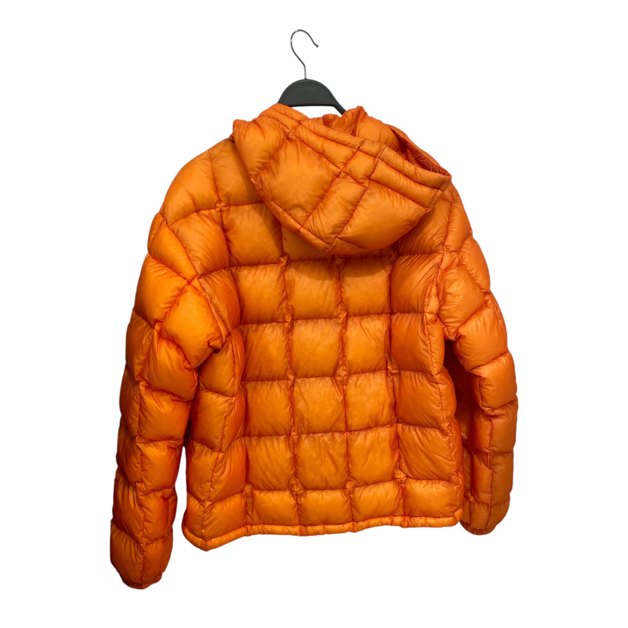 STUSSY/Puffer Jkt/L/Nylon/ORN/down gear hooded puffer view 2
