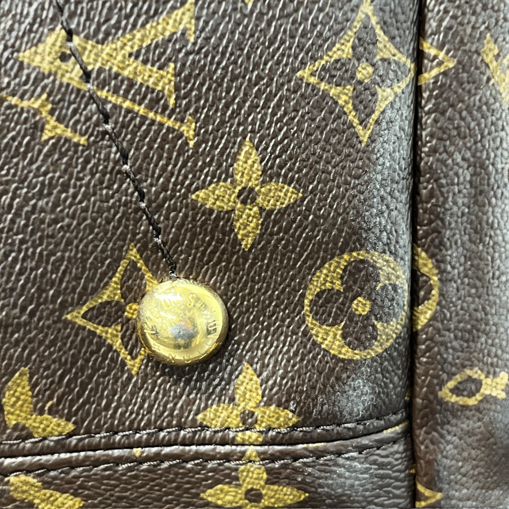 LOUIS VUITTON/Hand Bag/Monogram/Cotton/BRW/artsy MM view 7