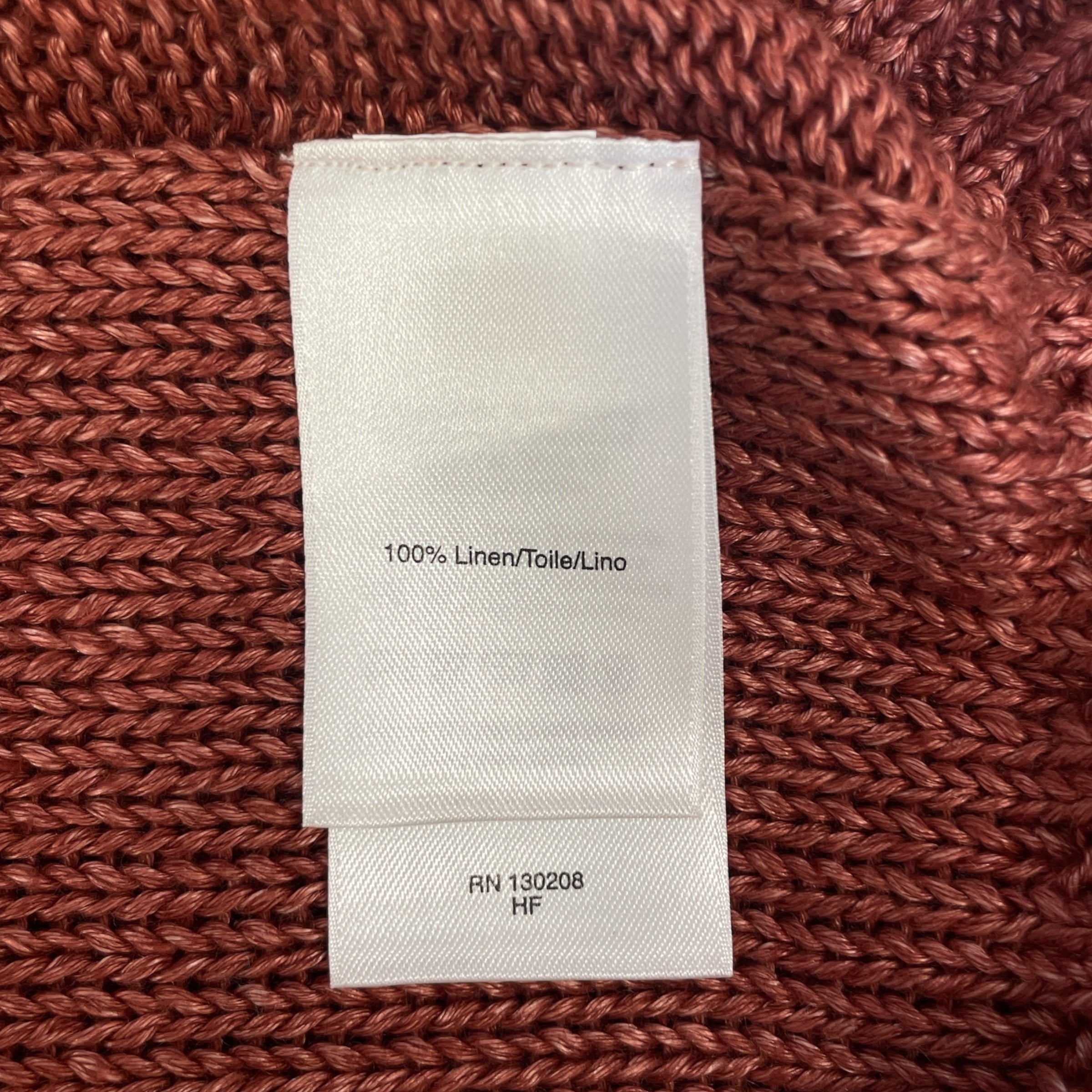EDUN/Sweater/L/Linen/PNK/CORAL THIN KNIT SWEATER view 4