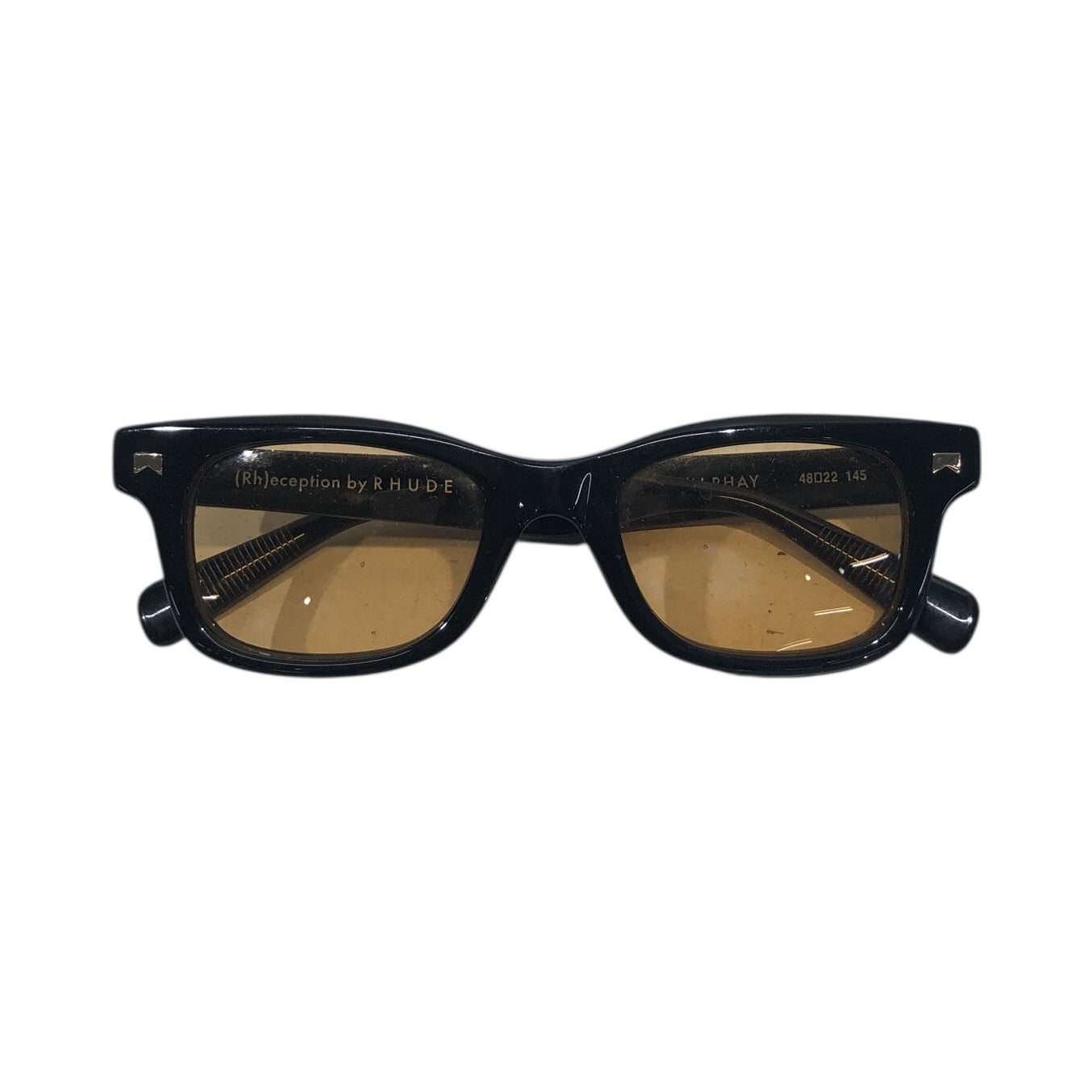 RHUDE/Sunglasses/Plastic/BLK/ view 1