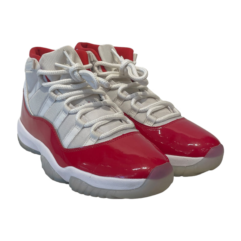 Jordan/Hi-Sneakers/US 9/Leather/RED/AJ 11 CHERRY