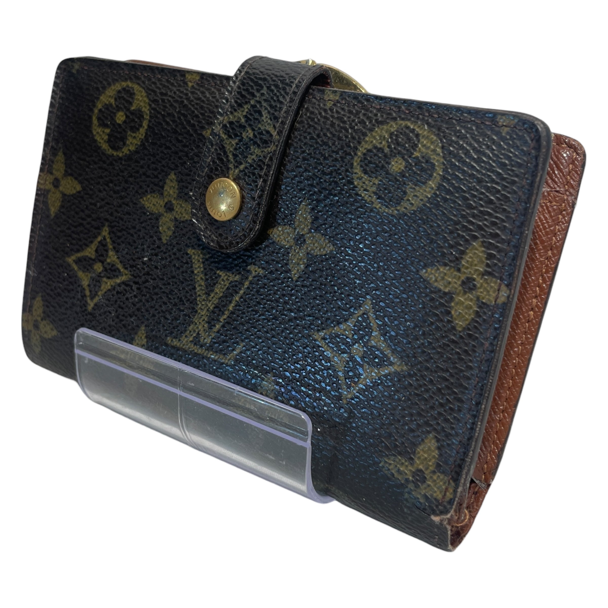 LOUIS VUITTON/Trifold Wallet/Monogram/Leather/BRW/Monogram Portfeuille Wallet view 1
