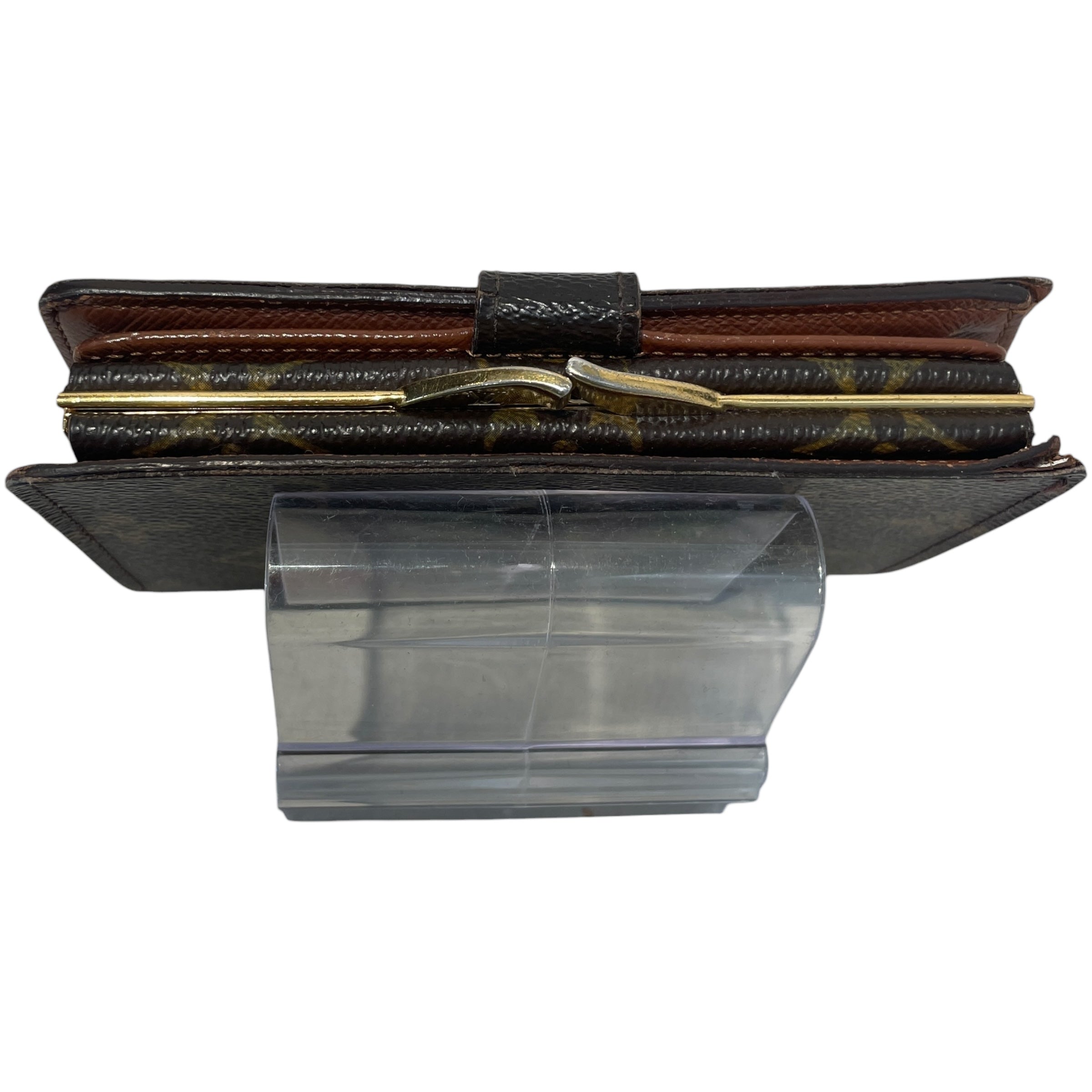 LOUIS VUITTON/Trifold Wallet/Monogram/Leather/BRW/Monogram Portfeuille Wallet view 2