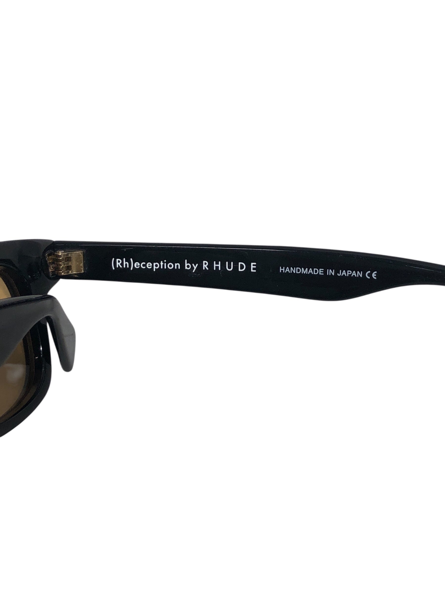 RHUDE/Sunglasses/Plastic/BLK/ view 2