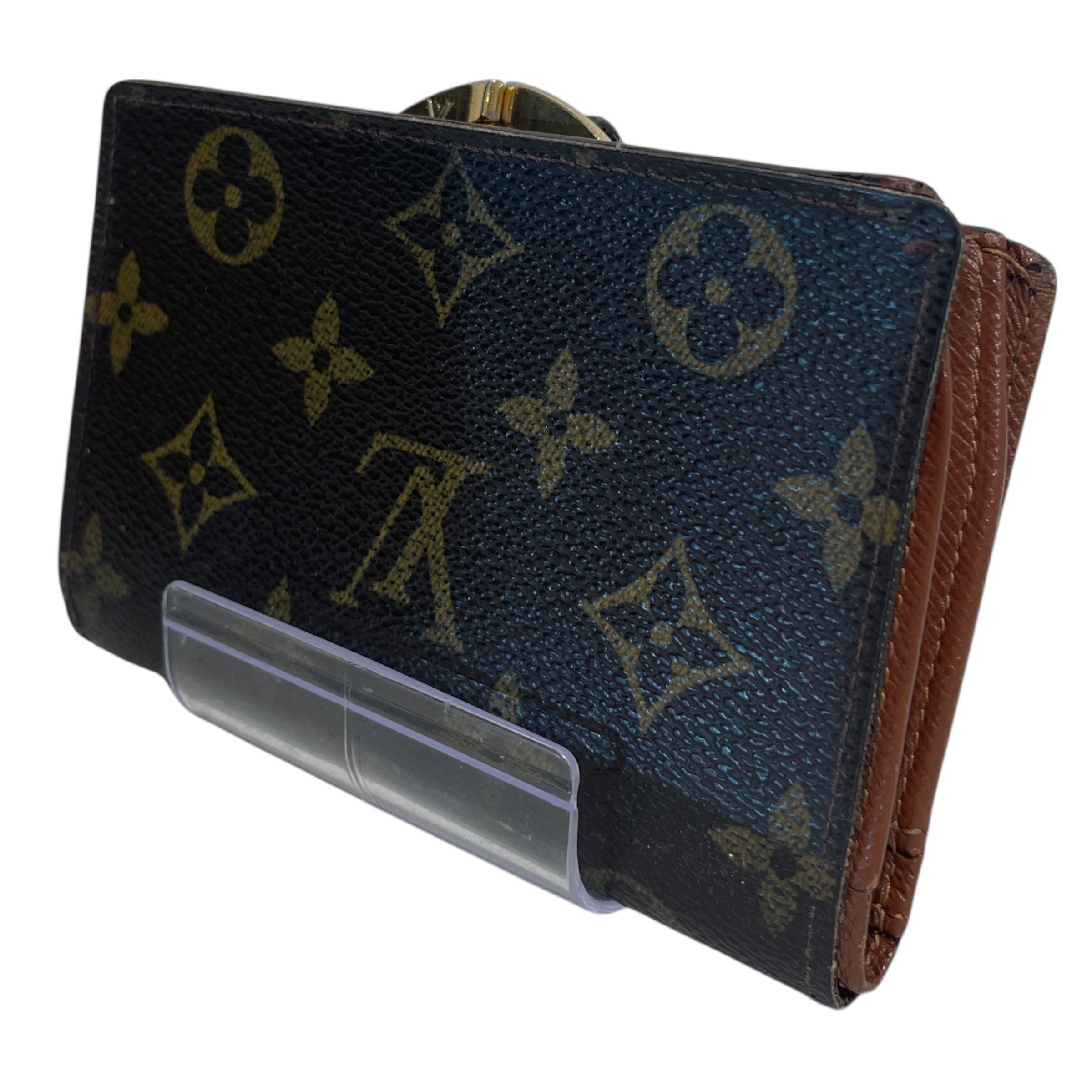 LOUIS VUITTON/Trifold Wallet/Monogram/Leather/BRW/Monogram Portfeuille Wallet view 3