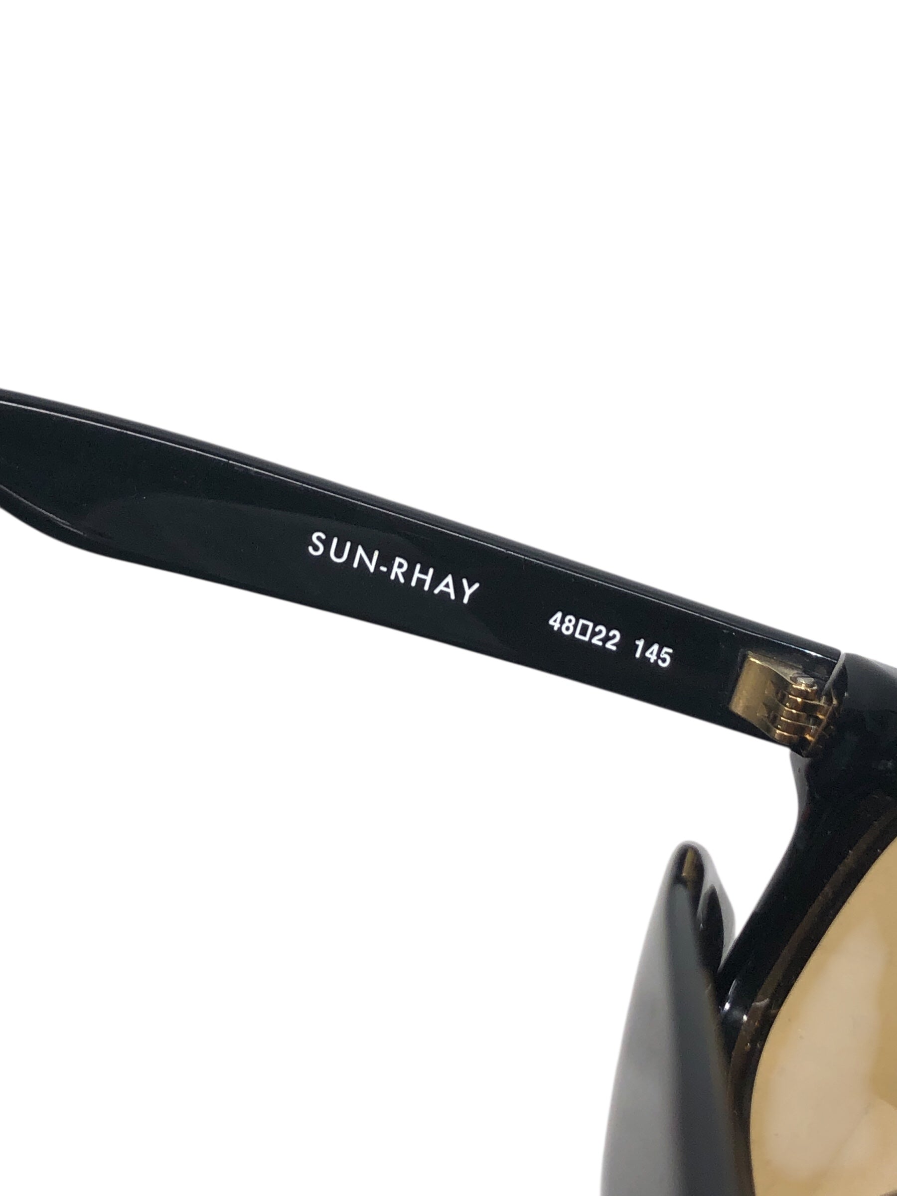 RHUDE/Sunglasses/Plastic/BLK/ view 3