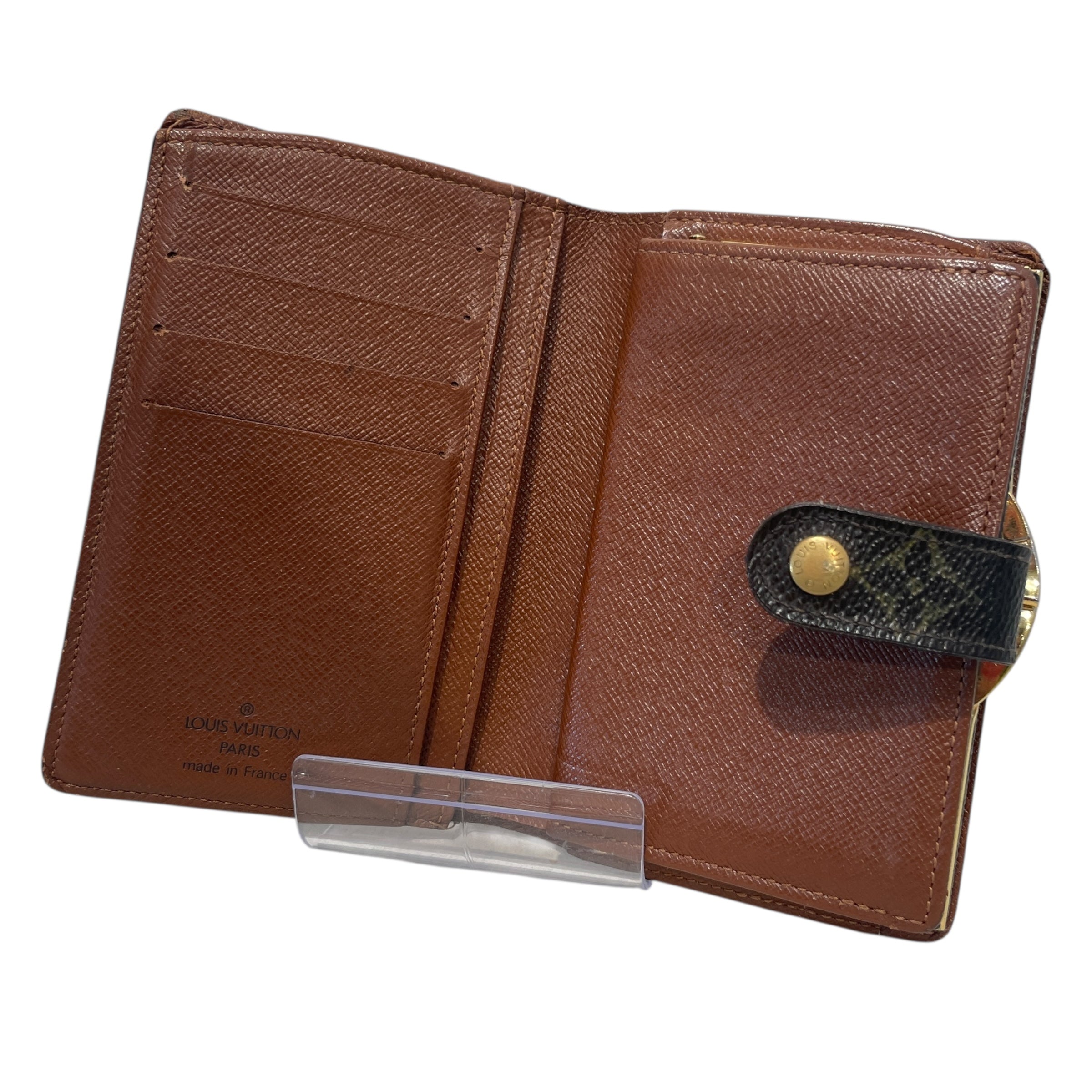 LOUIS VUITTON/Trifold Wallet/Monogram/Leather/BRW/Monogram Portfeuille Wallet view 4