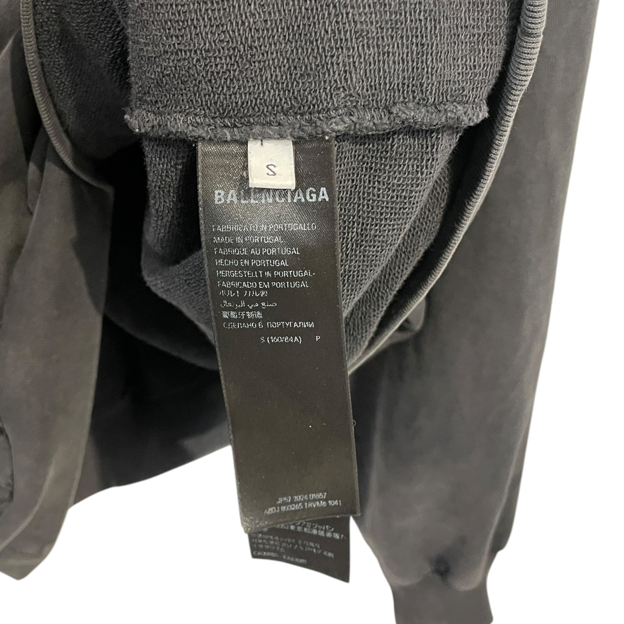 BALENCIAGA/Heavy Cardigan/S/Cotton/BLK/i heart paris hoodie S view 4