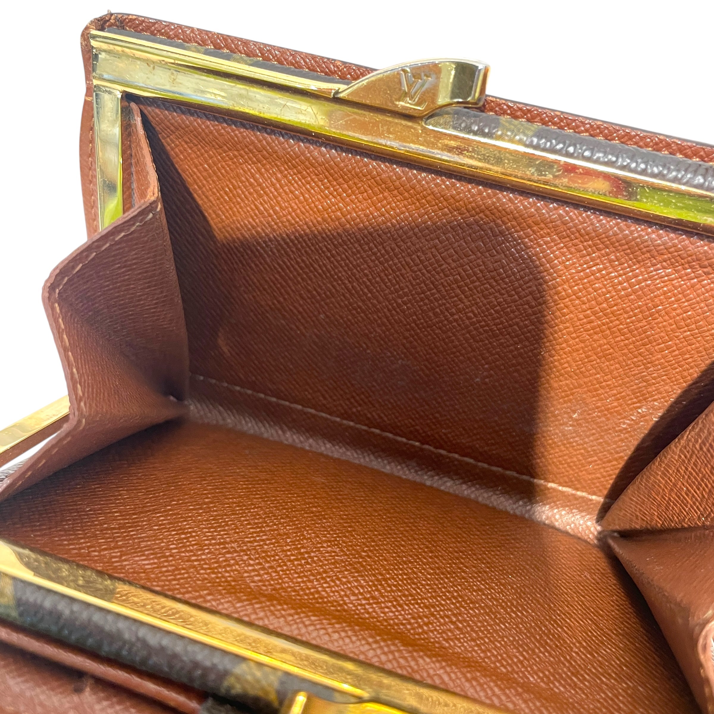 LOUIS VUITTON/Trifold Wallet/Monogram/Leather/BRW/Monogram Portfeuille Wallet view 5