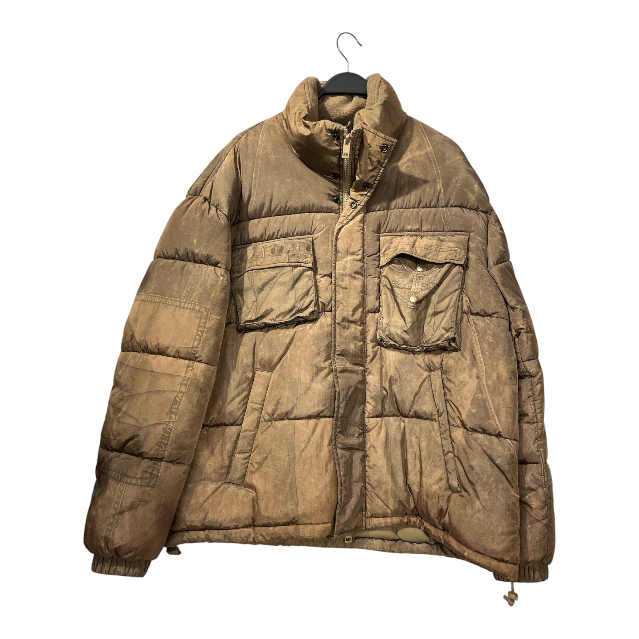 DIESEL/Puffer Jkt/56/Polyester/GLD/DENIMPRINT view 1