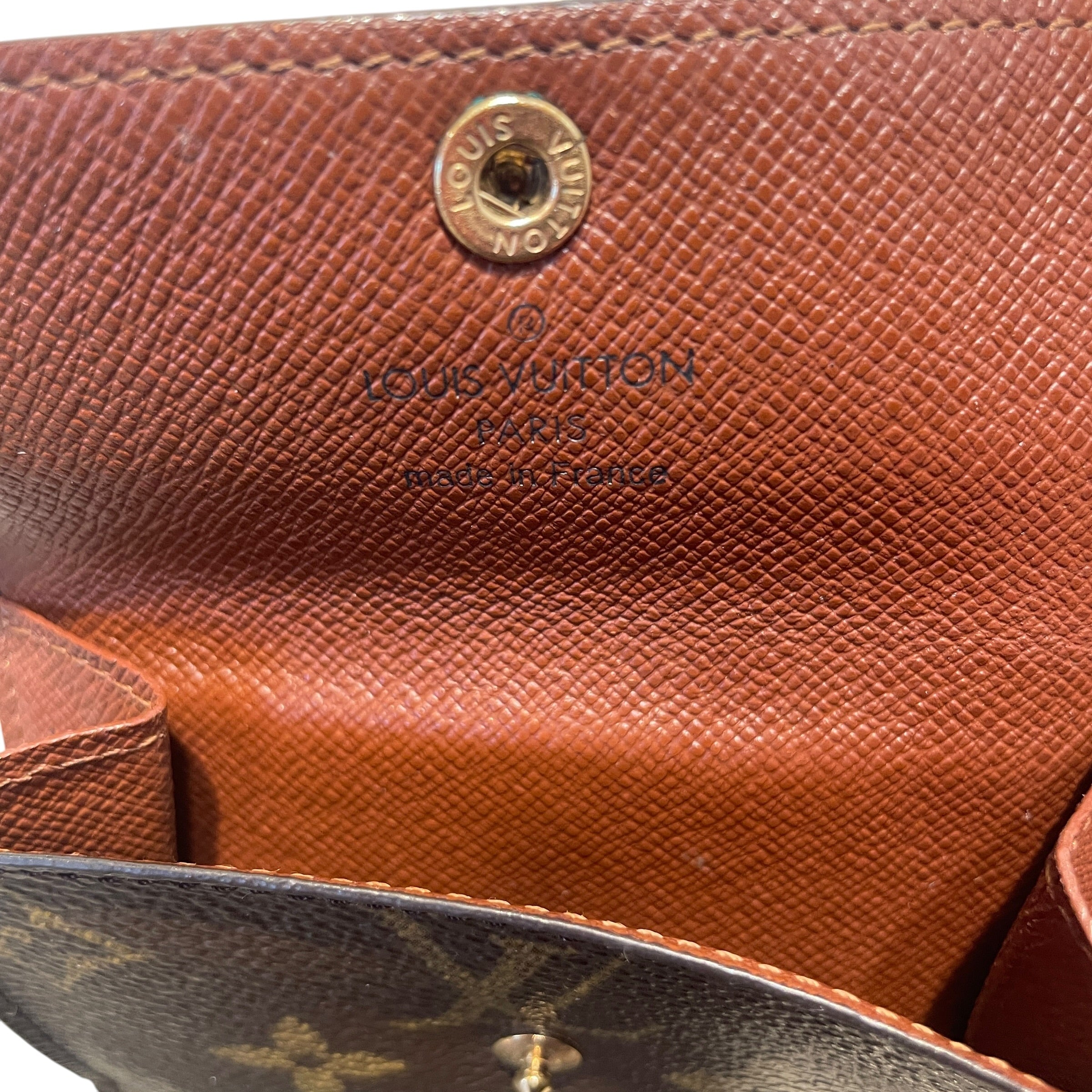 LOUIS VUITTON/Wallet/Monogram/Leather/BRW/L's/Monogram Elise Wallet view 4