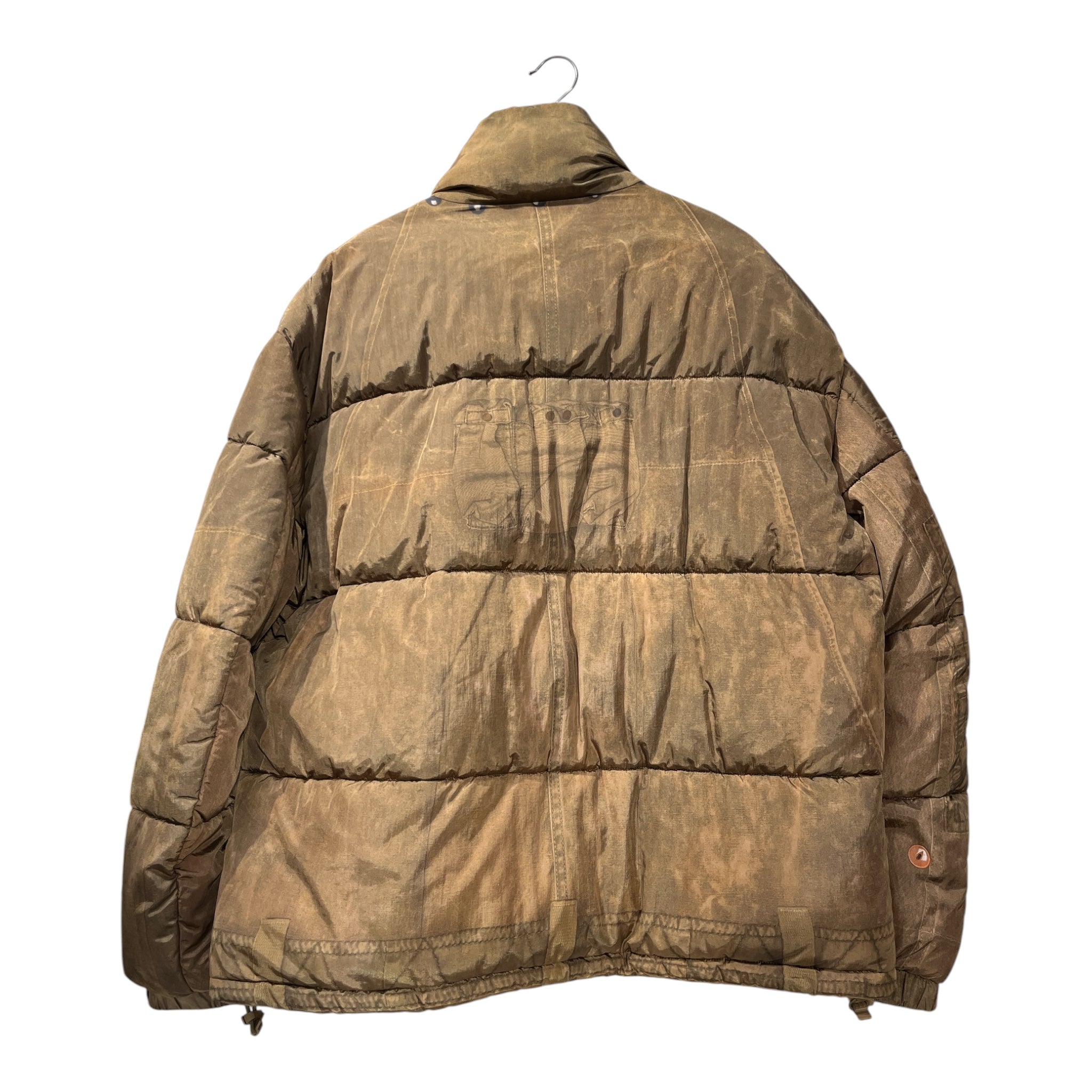 DIESEL/Puffer Jkt/56/Polyester/GLD/DENIMPRINT view 2