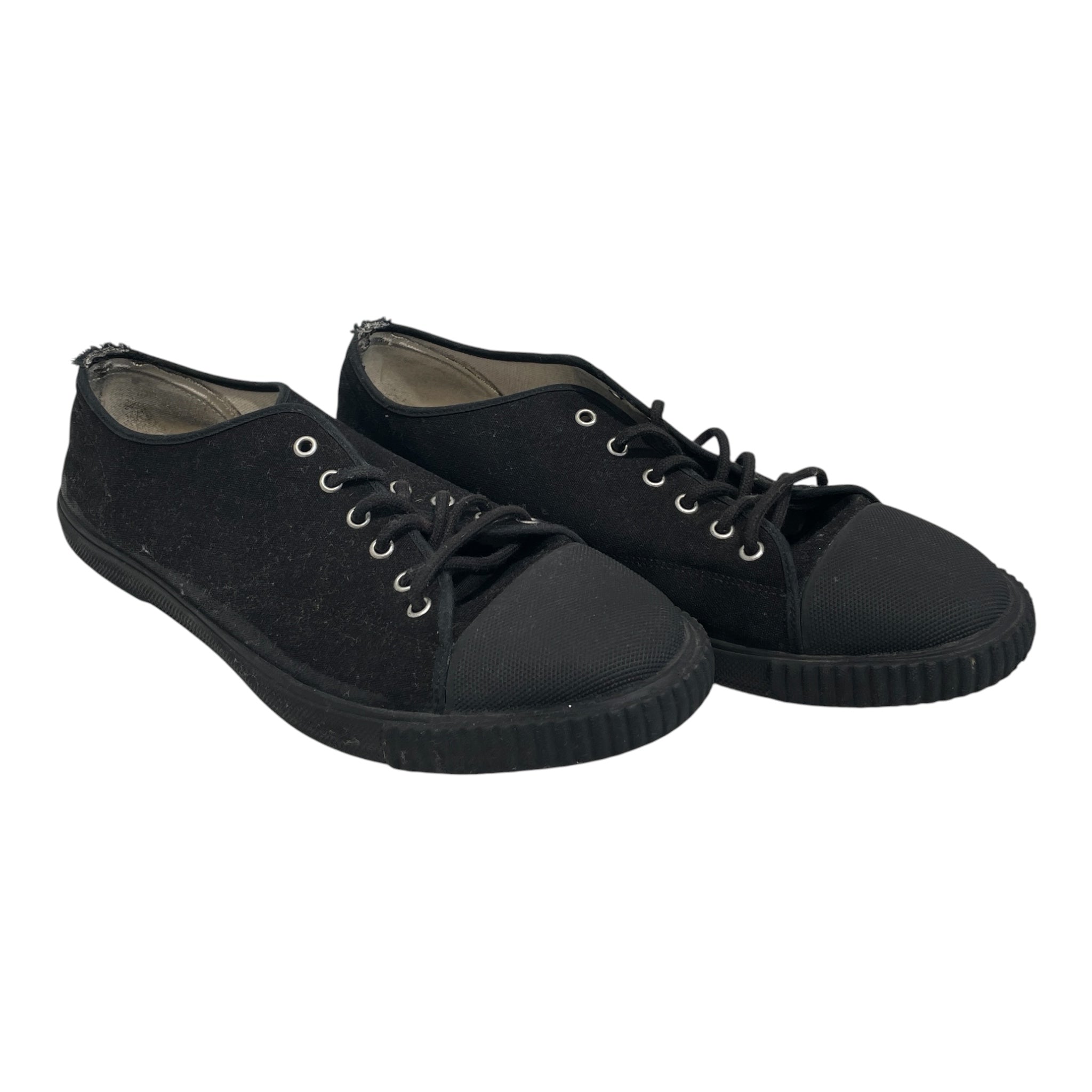 Maison Margiela/Low-Sneakers/EU 46/Cotton/BLK/ view 1