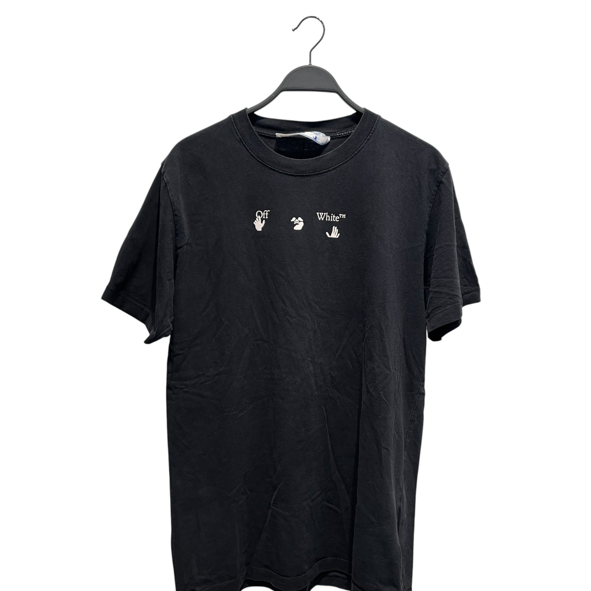 OFF-WHITE/T-Shirt/L/Cotton/BLK/Graphic/BLUE MARKER X GRAPHIC view 1