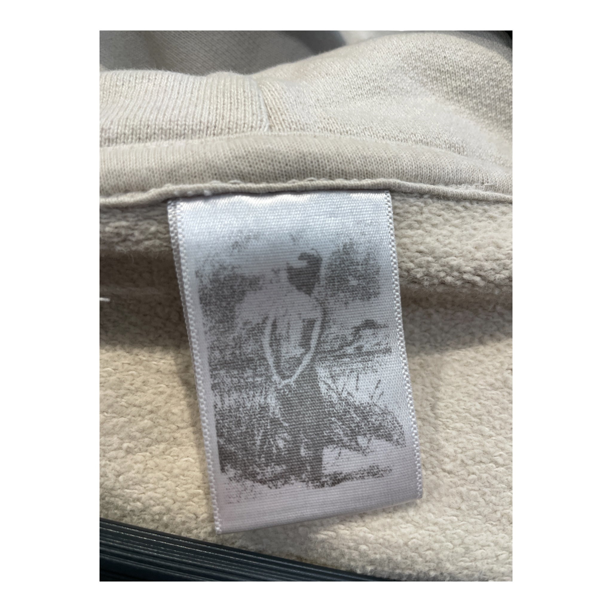 basketcase gallery/Zip Up Hoodie/XL/Graphic/Cotton/CRM/warning view 3