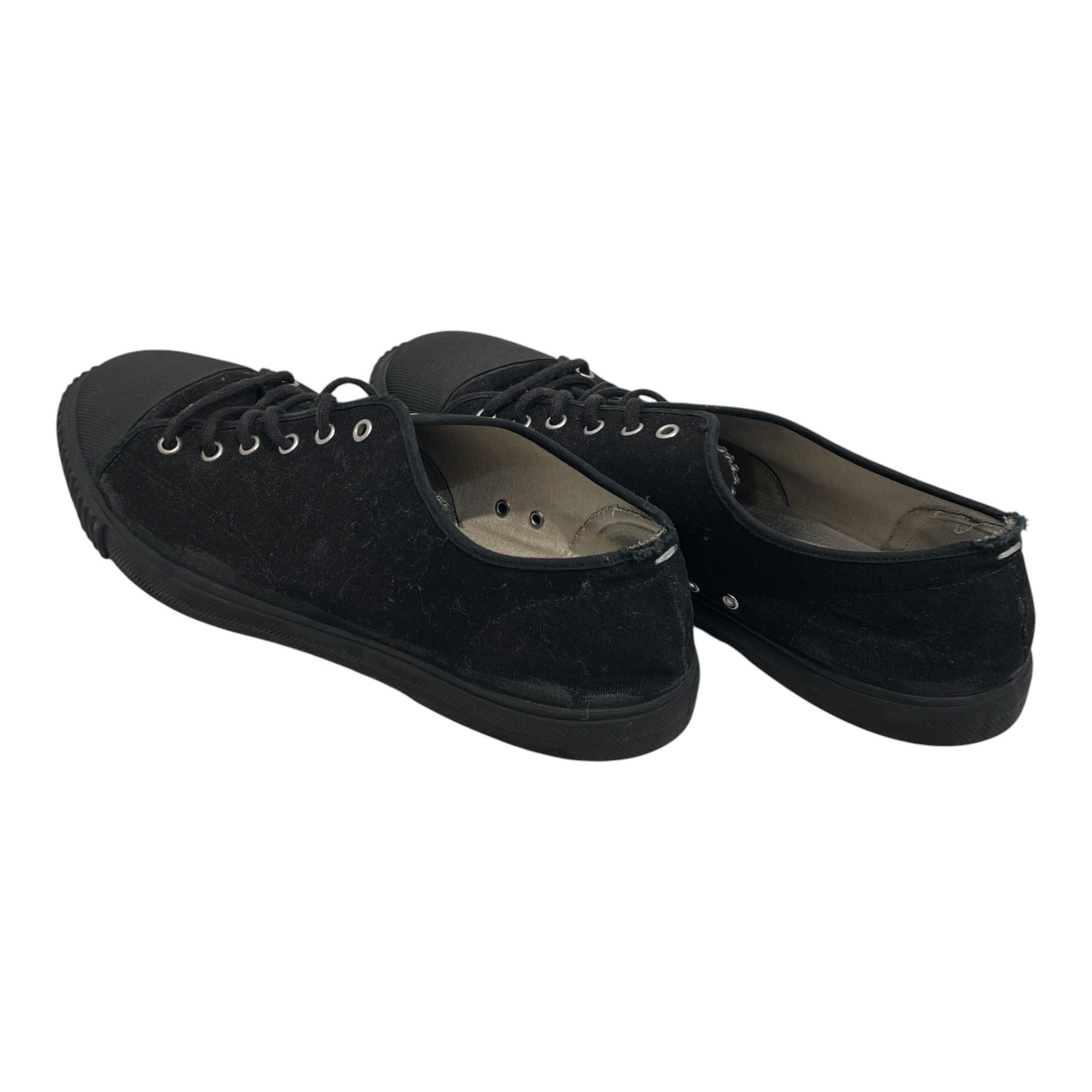 Maison Margiela/Low-Sneakers/EU 46/Cotton/BLK/ view 2