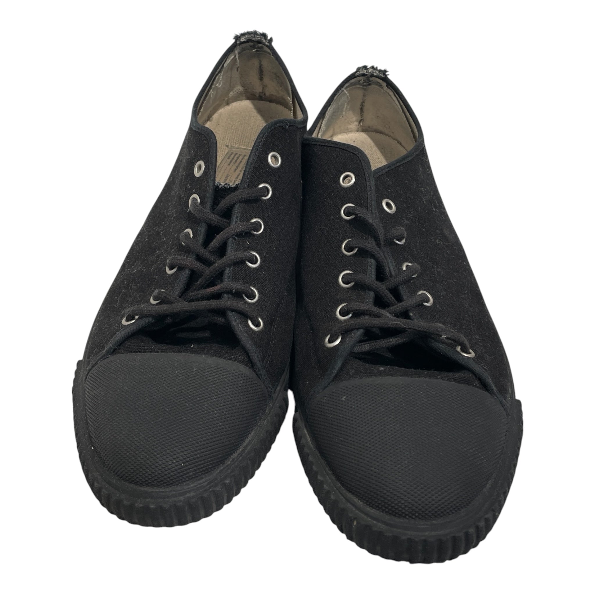 Maison Margiela/Low-Sneakers/EU 46/Cotton/BLK/ view 3