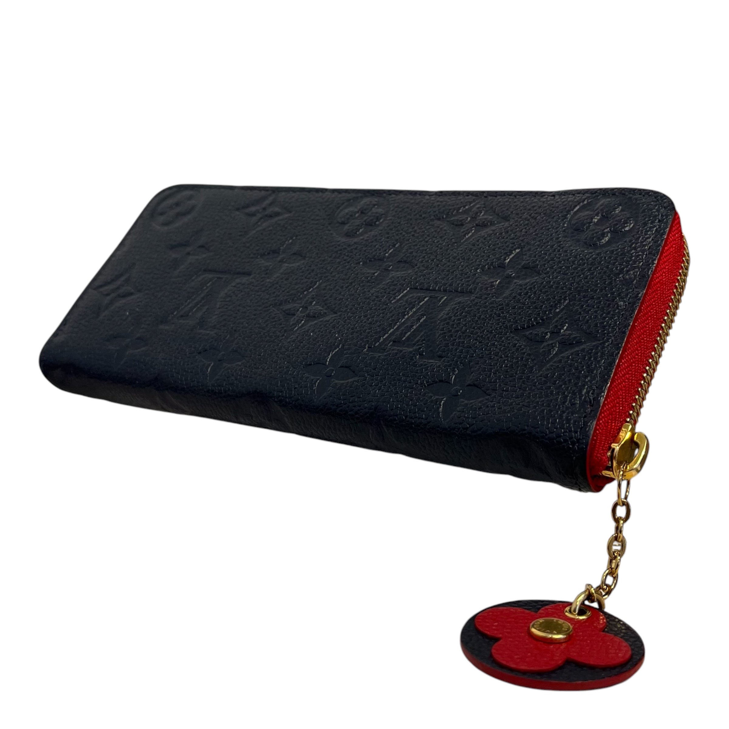LOUIS VUITTON/Long Wallet/Monogram/Leather/BLU/CLEMENTINE view 1